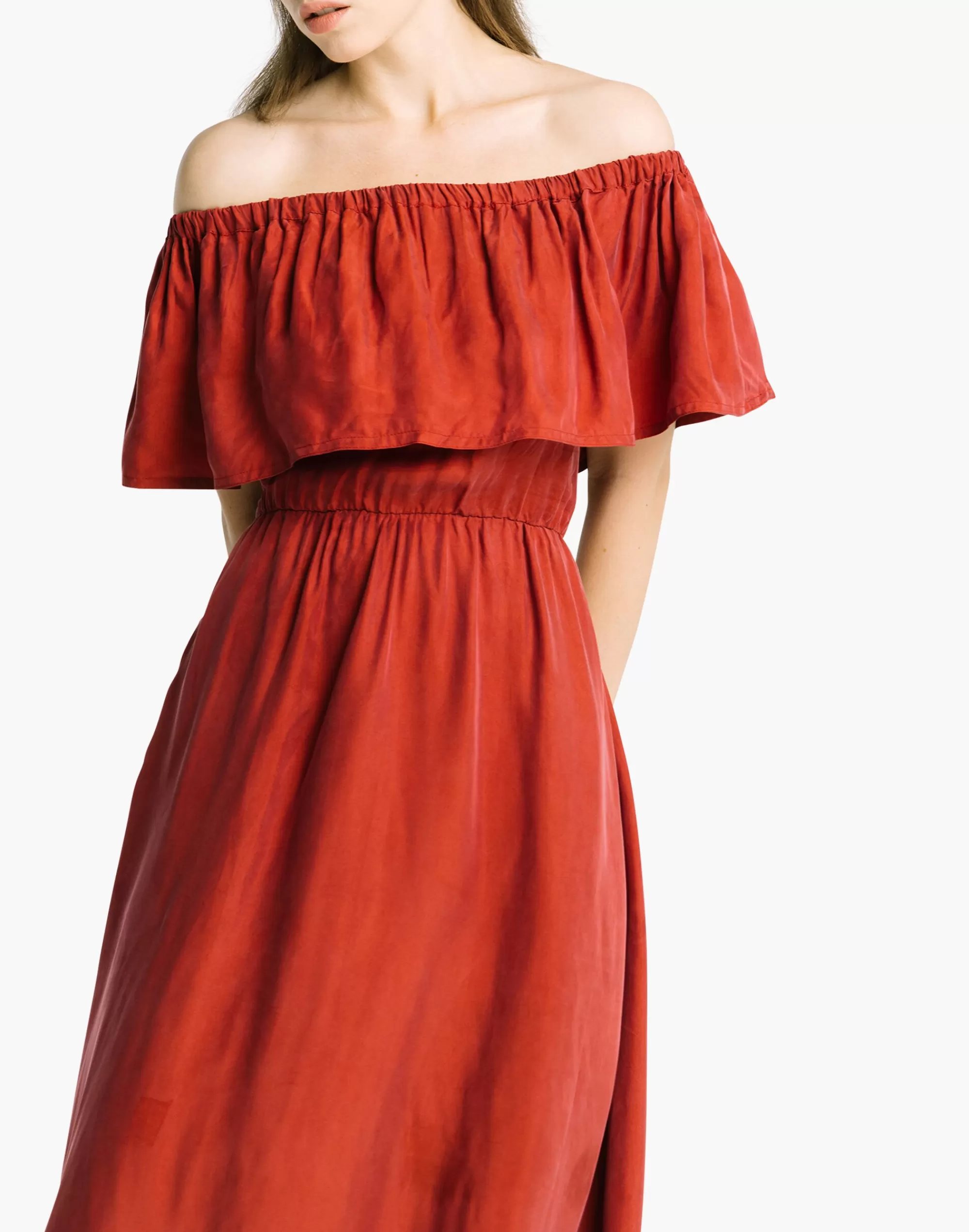 Madewell Dresses>Bel Kazan Florence Dress Red