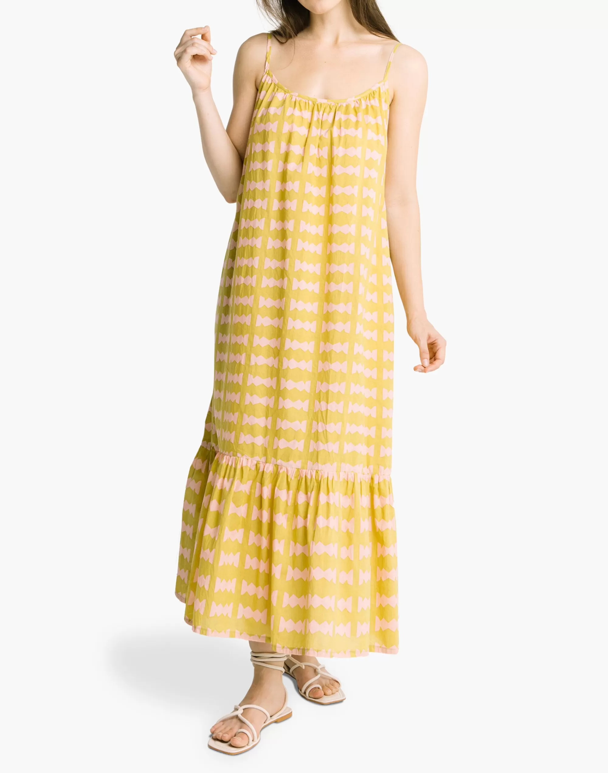 Madewell Dresses>Bel Kazan Hazel Dress Green Multi