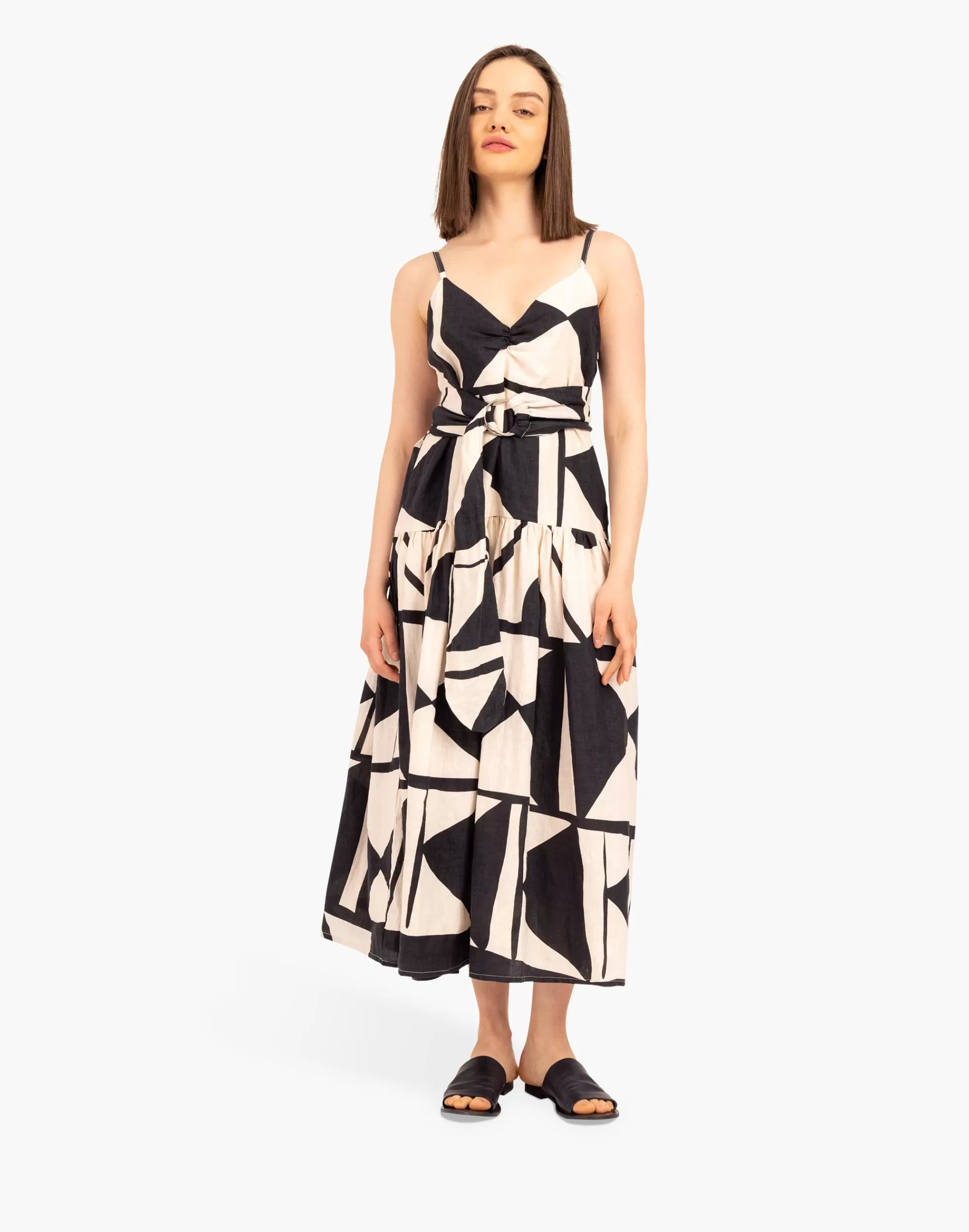 Madewell Dresses>Bel Kazan Rina Dress Black Multi