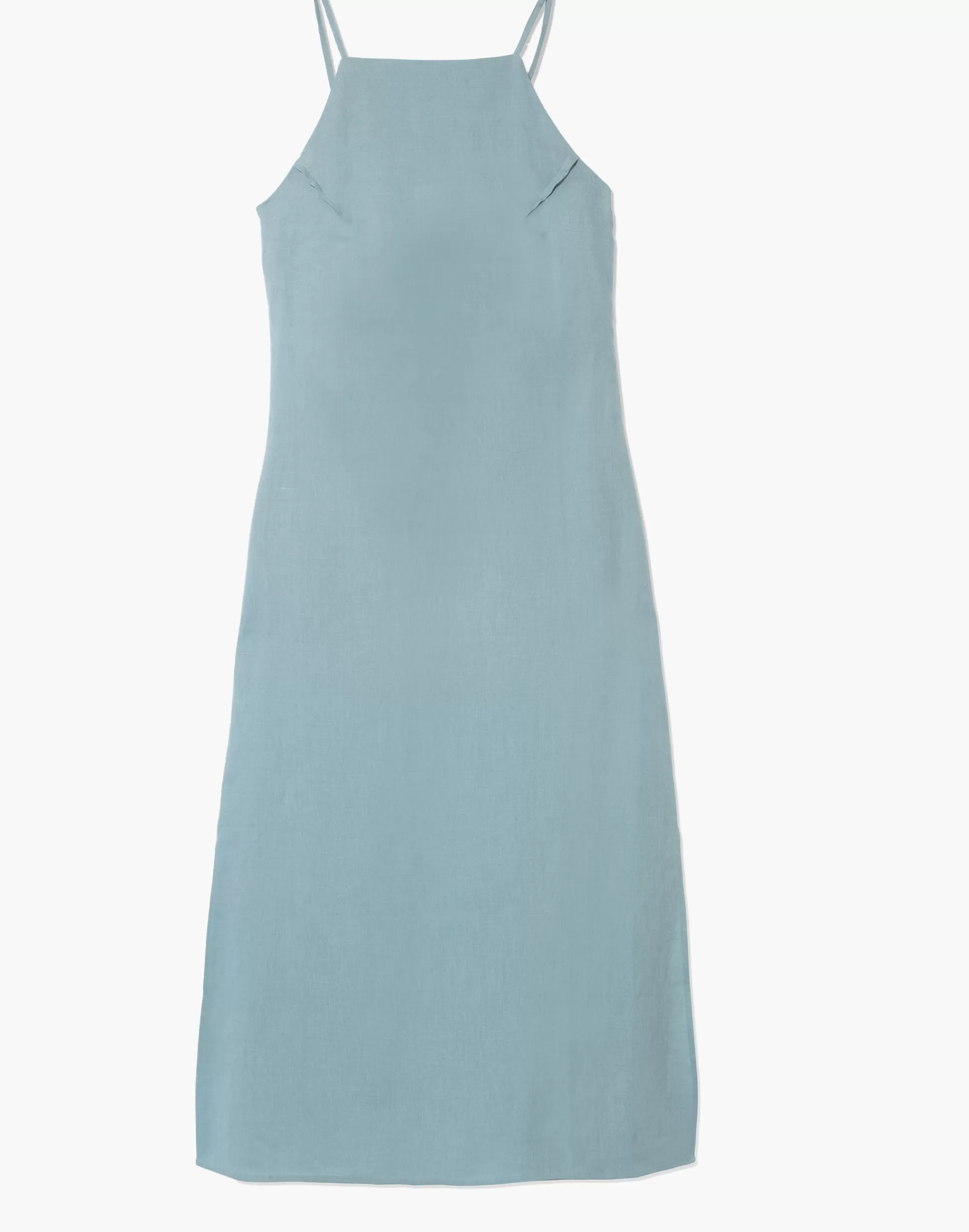 Madewell Dresses>Belize Harley Linen Midi Dress Blue