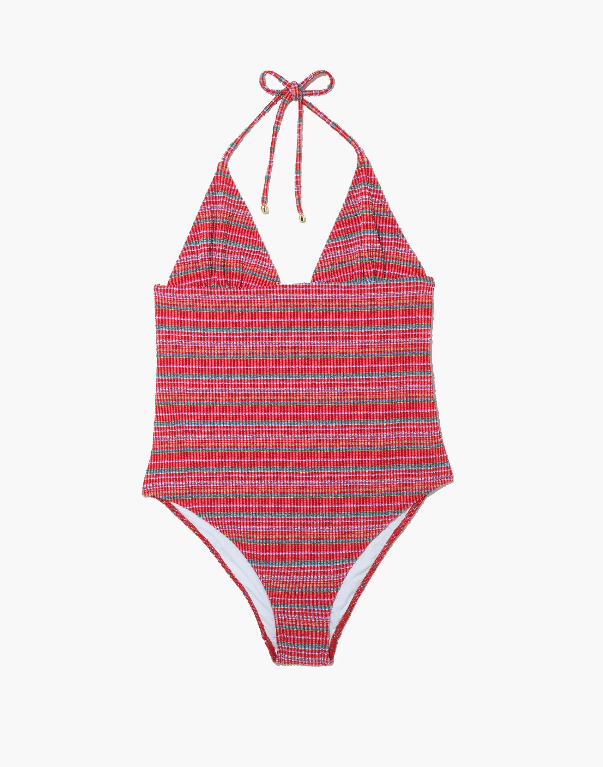 Madewell Swim>Belize Joy Suit Stripe Pink