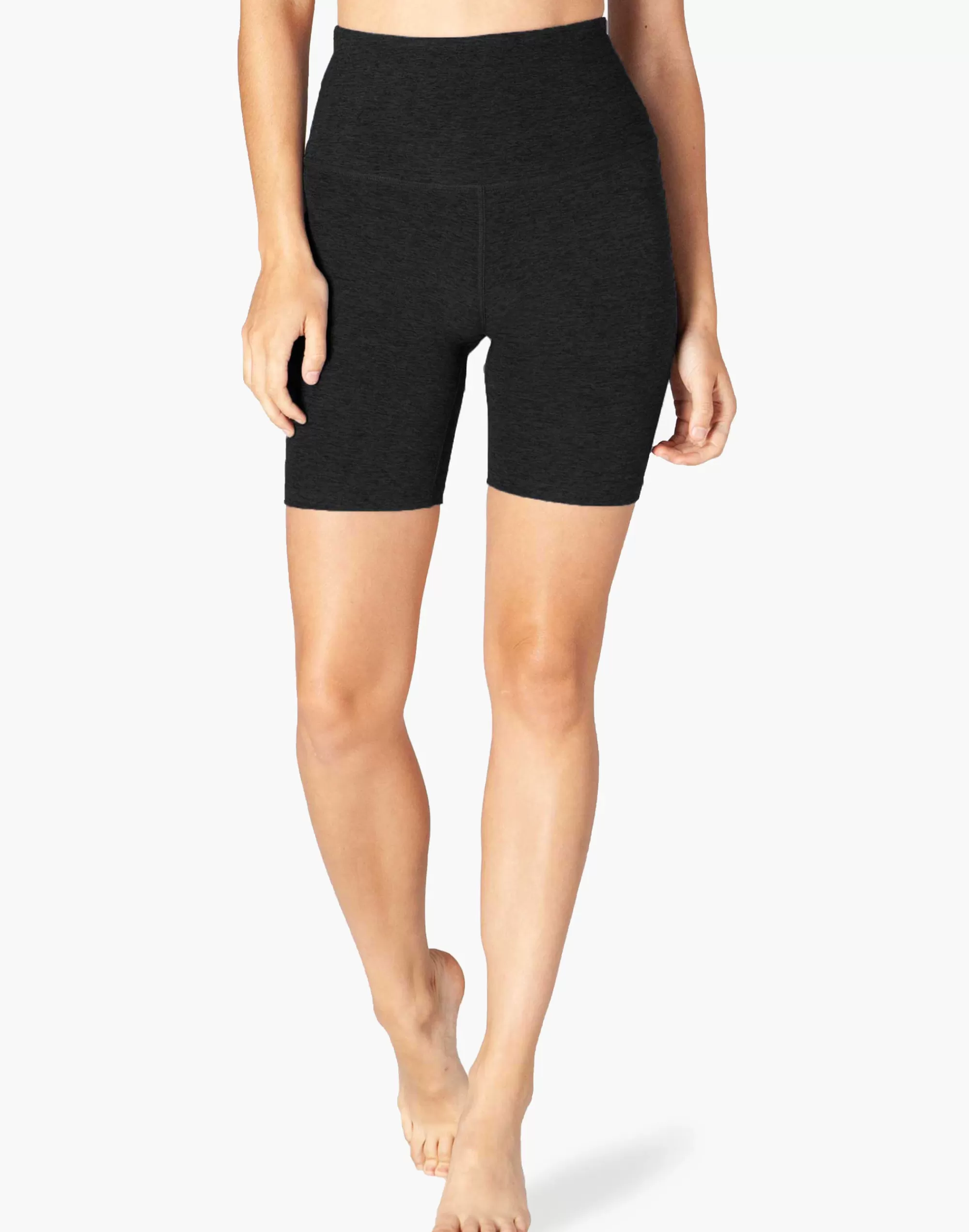 Madewell Activewear>Beyond Yoga Spacedye High Waisted Biker Short Black