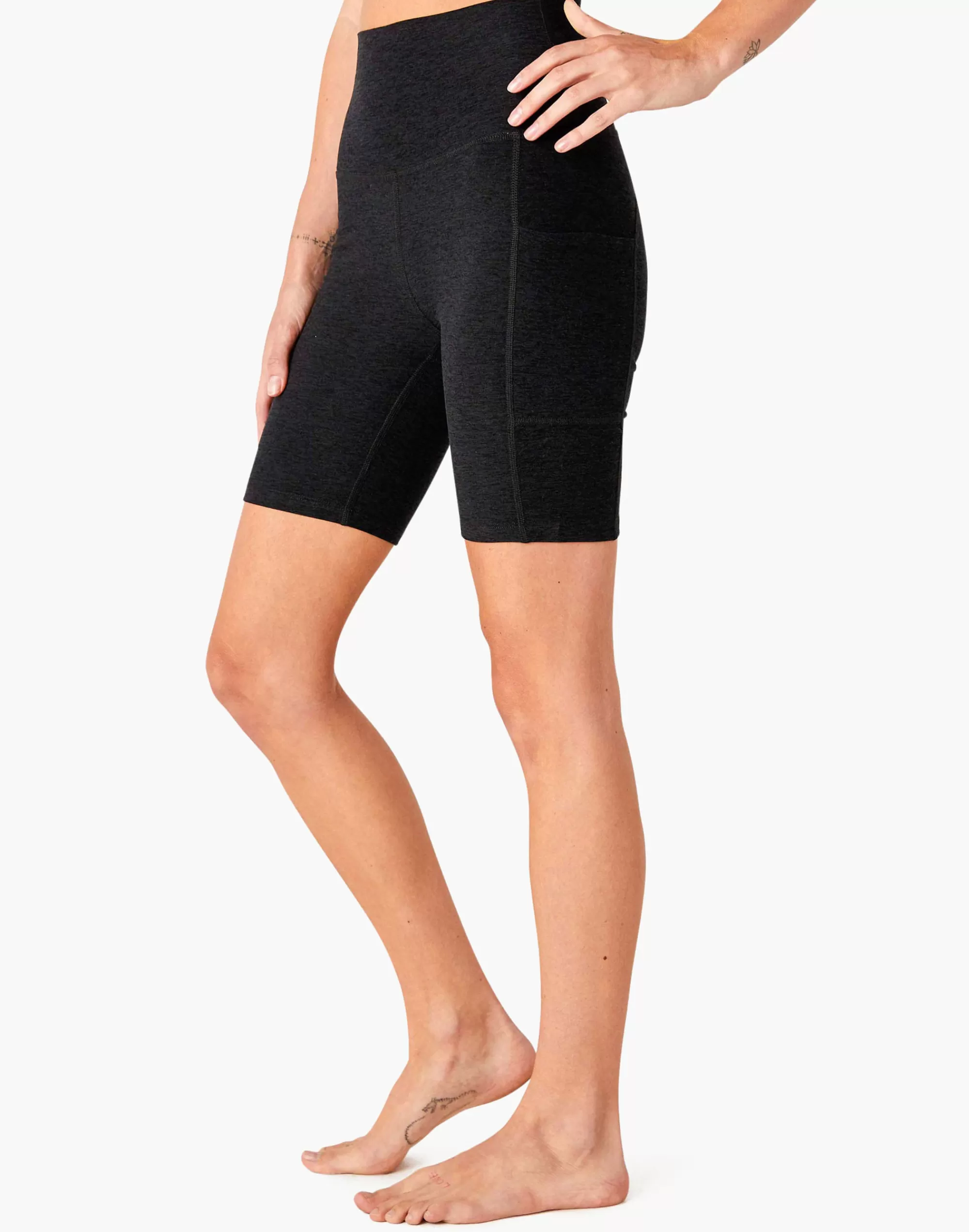 Madewell Activewear>Beyond Yoga Spacedye Slim Racerback Cropped Tank Black