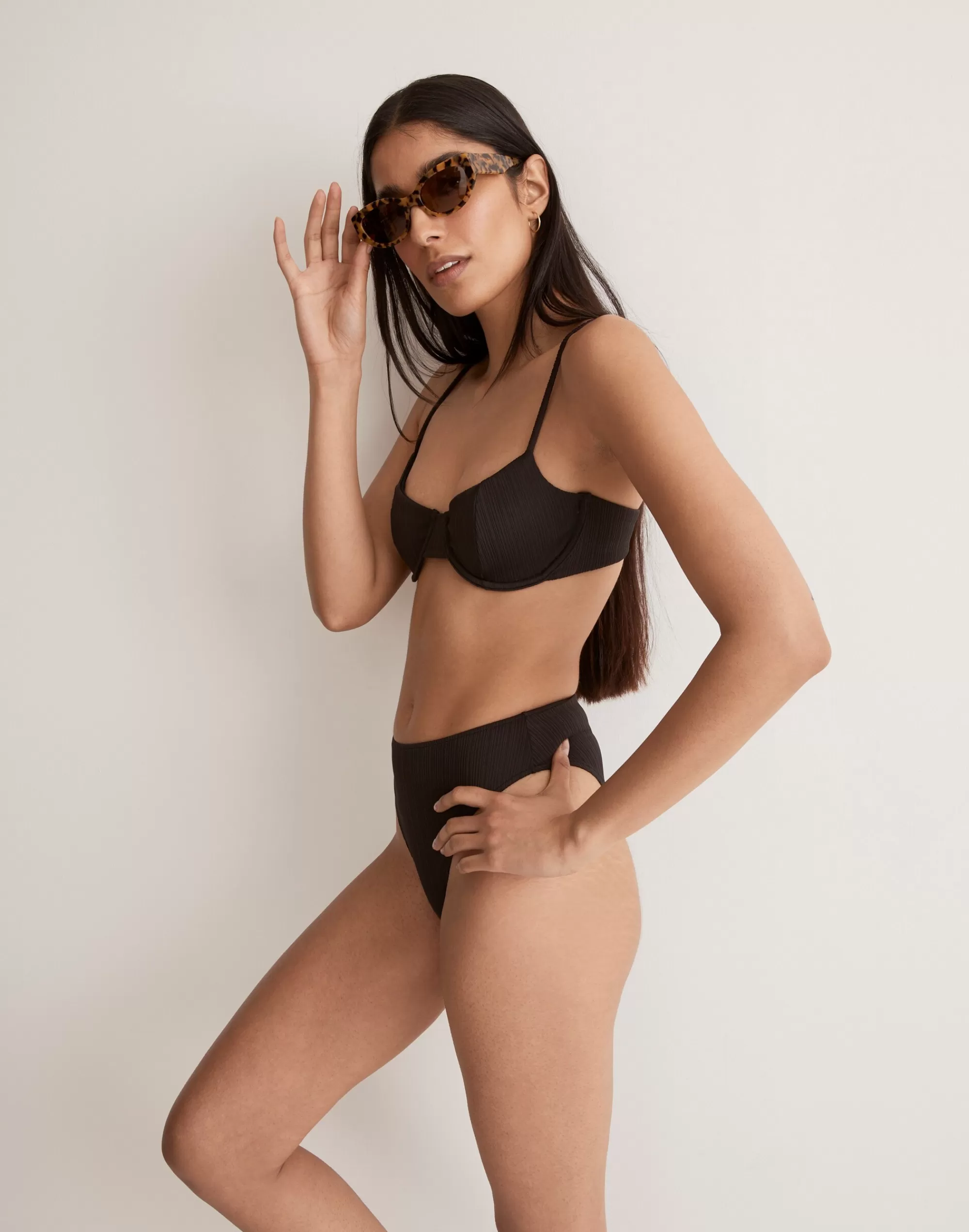 Madewell Swim>Bikini Top Black