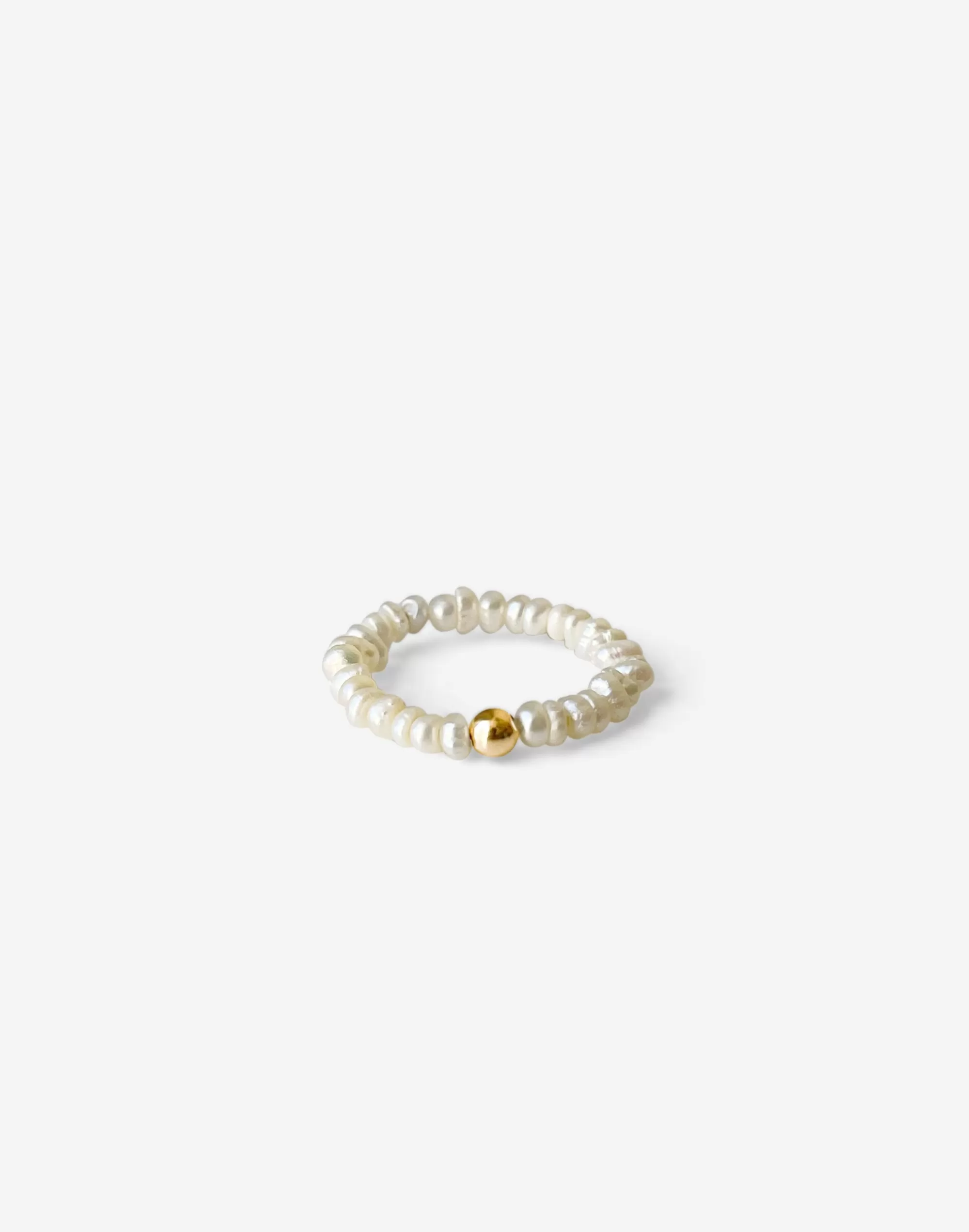 Madewell Rings>Biwa Pearl Ring Gold