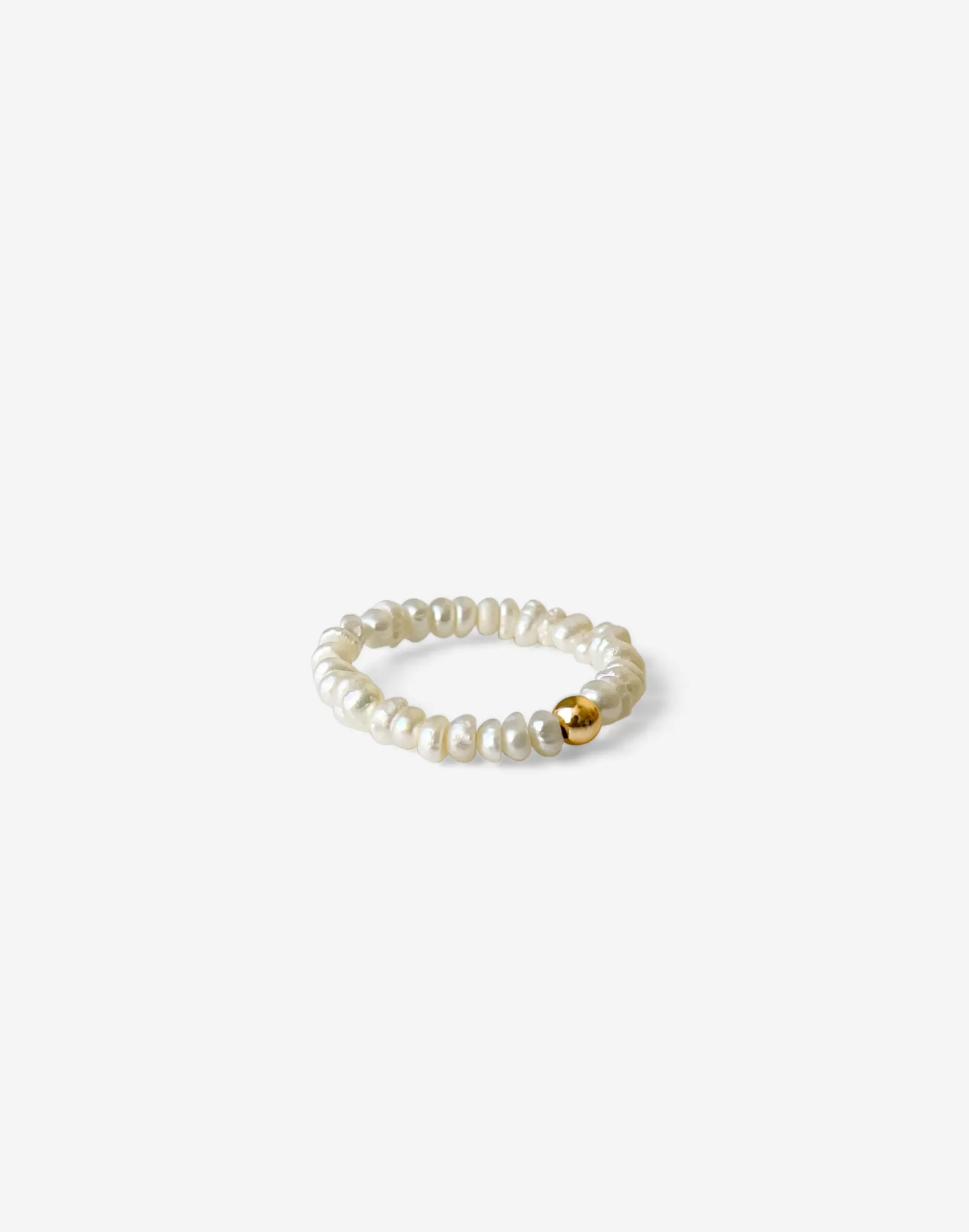 Madewell Rings>Biwa Pearl Ring Gold