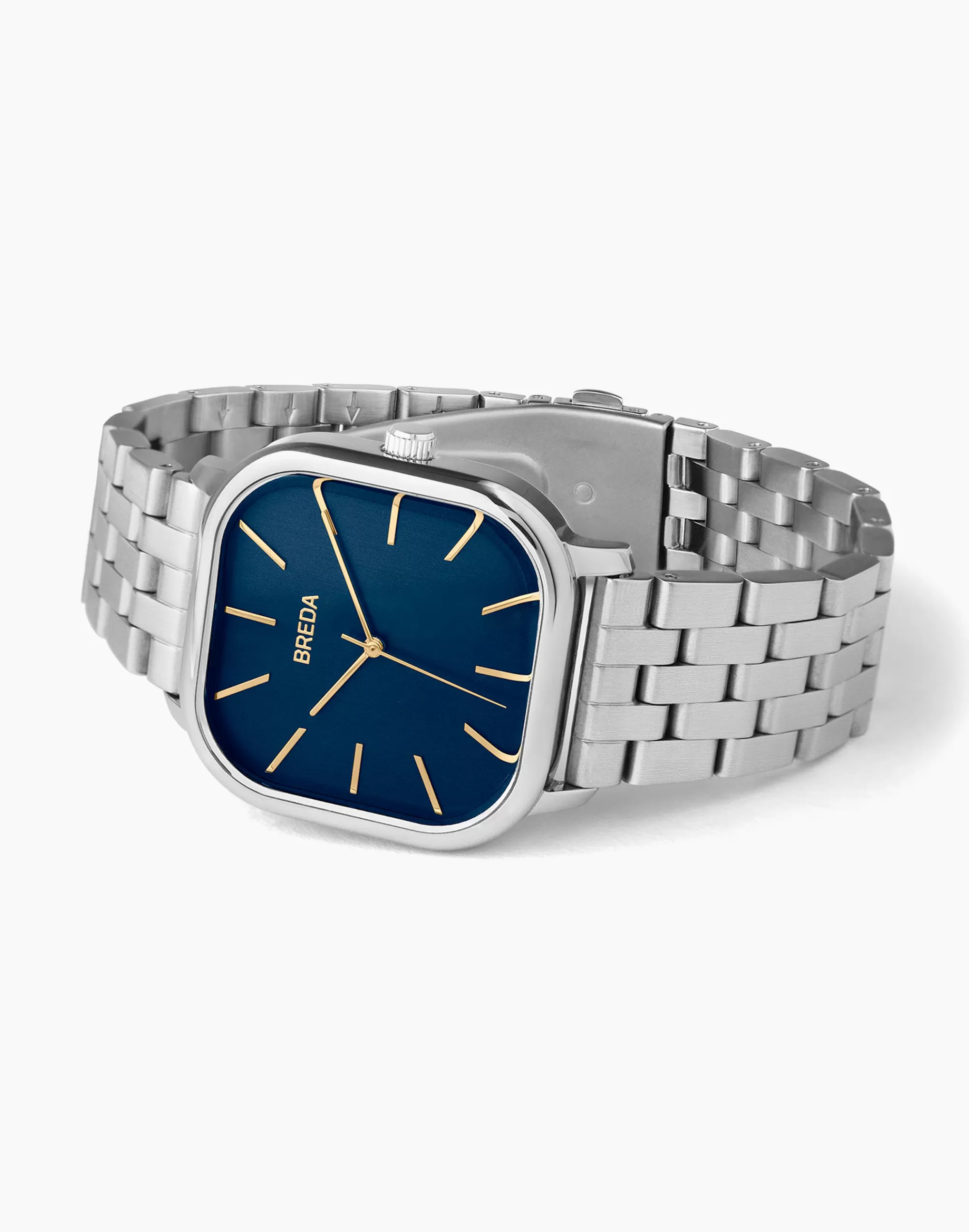 Madewell Watches>Breda -Plated Visser Watch Silver