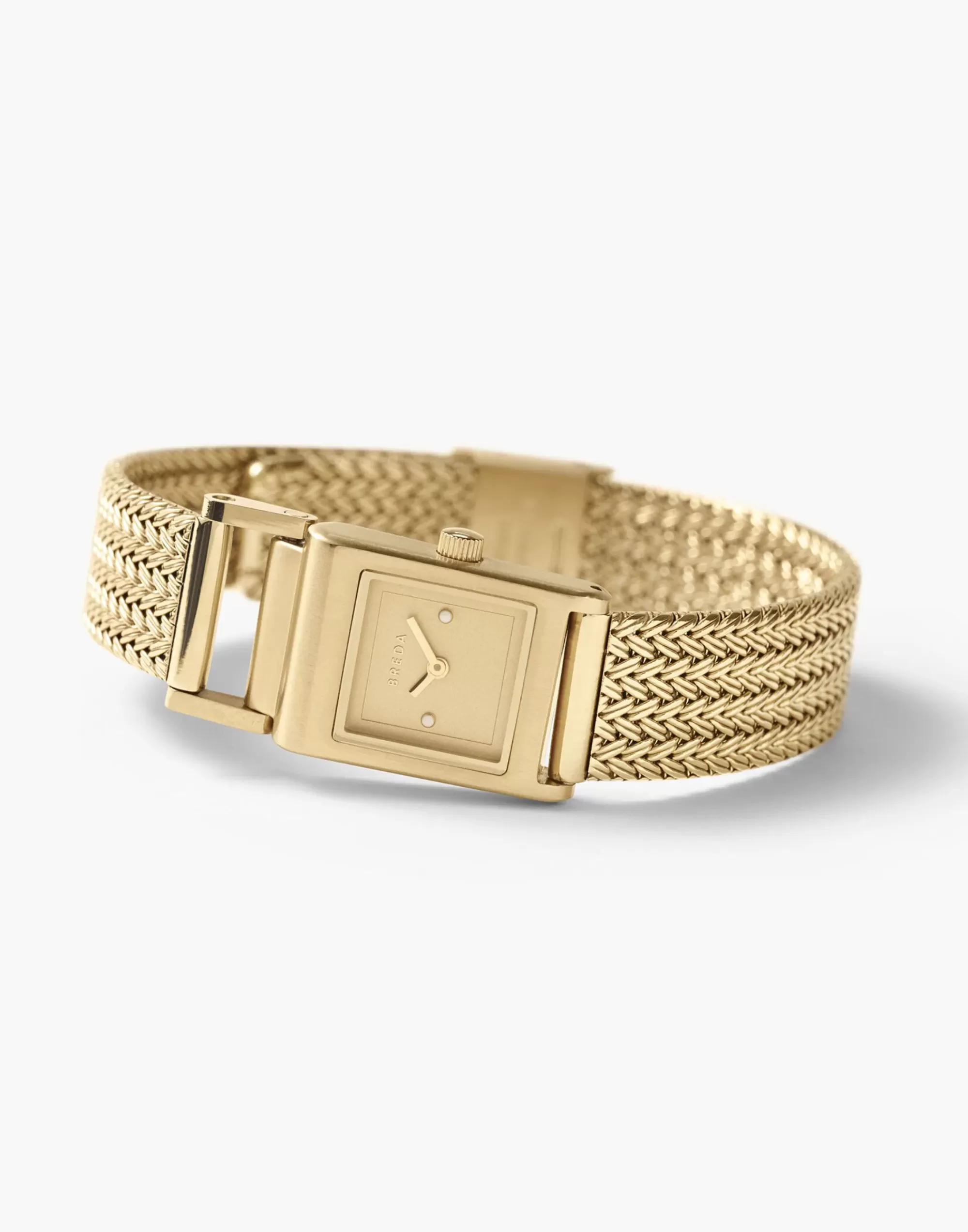 Madewell Watches>Breda Revel Tethered And Mesh Bracelet Watch, 18Mm Gold