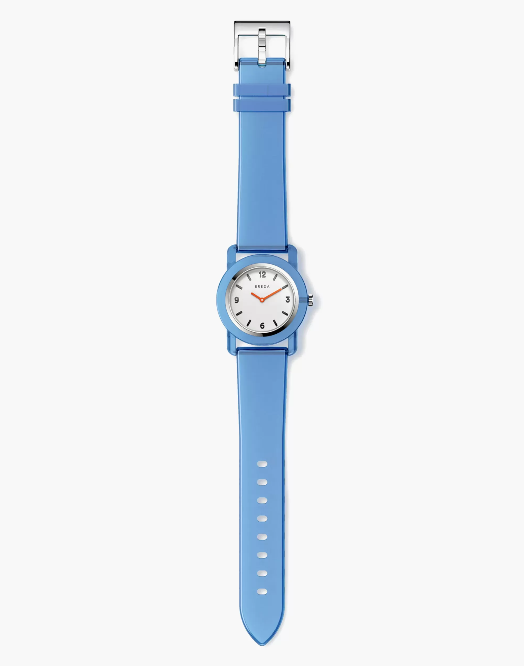 Madewell Watches>Breda Unisex 'Play' Transparent Plastic Watch, 35Mm Blue