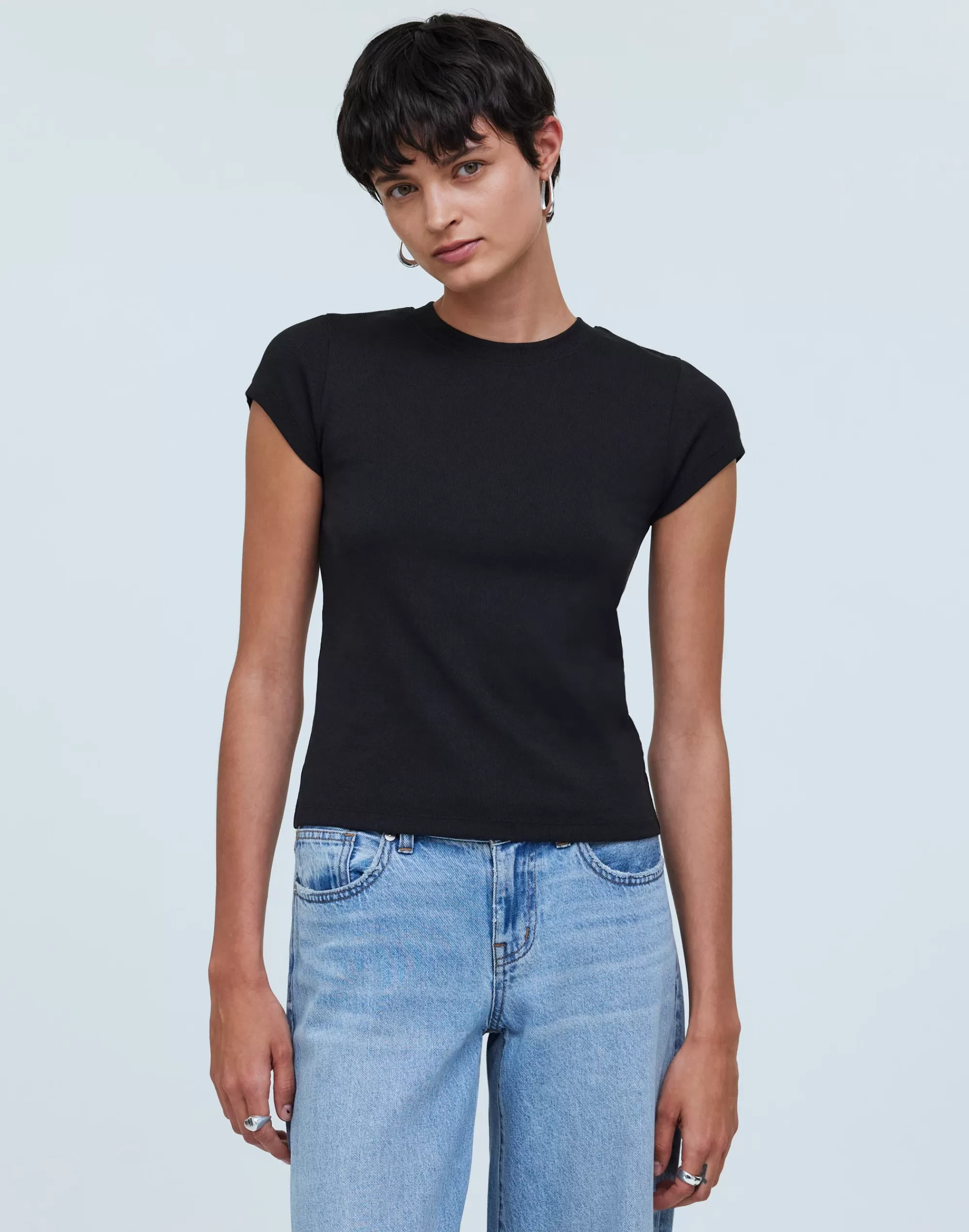 Madewell Tees>Brightside Tee True Black