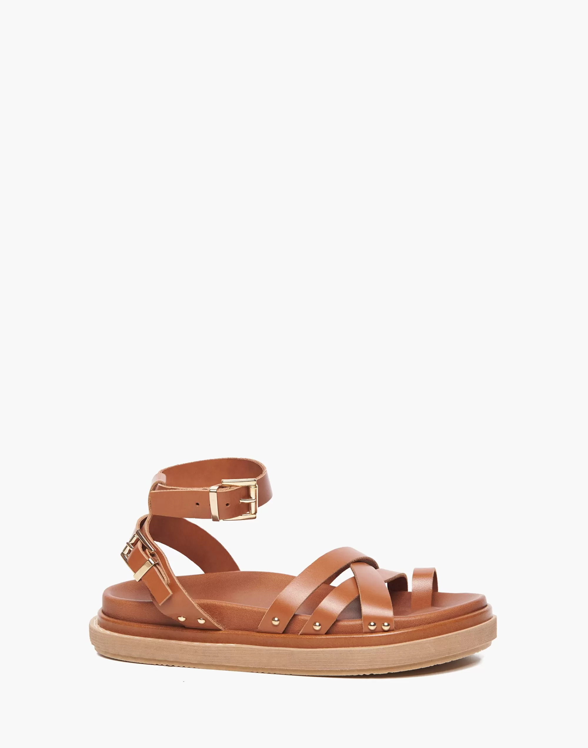 Madewell Sandals>Buckle Up Sandal Tan