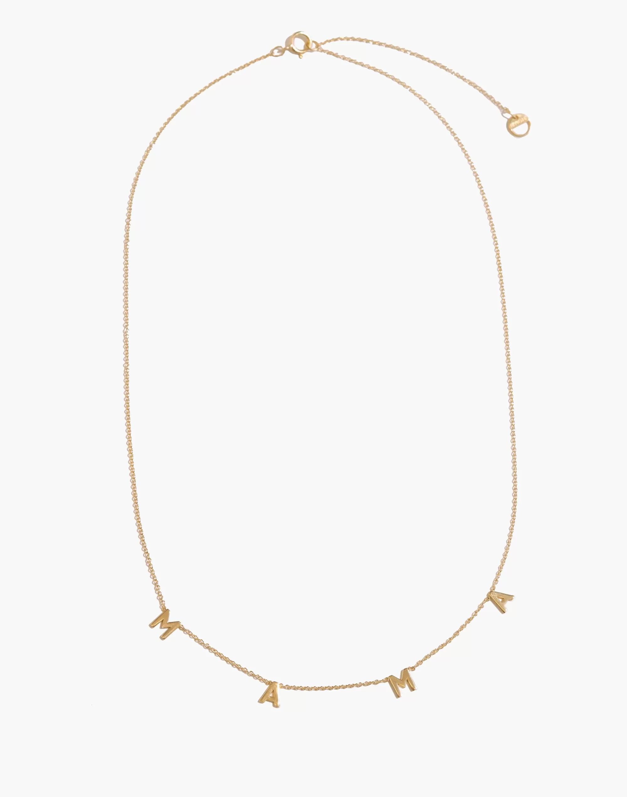 Madewell Necklaces>Bychari Diamond Mama Necklace Gold