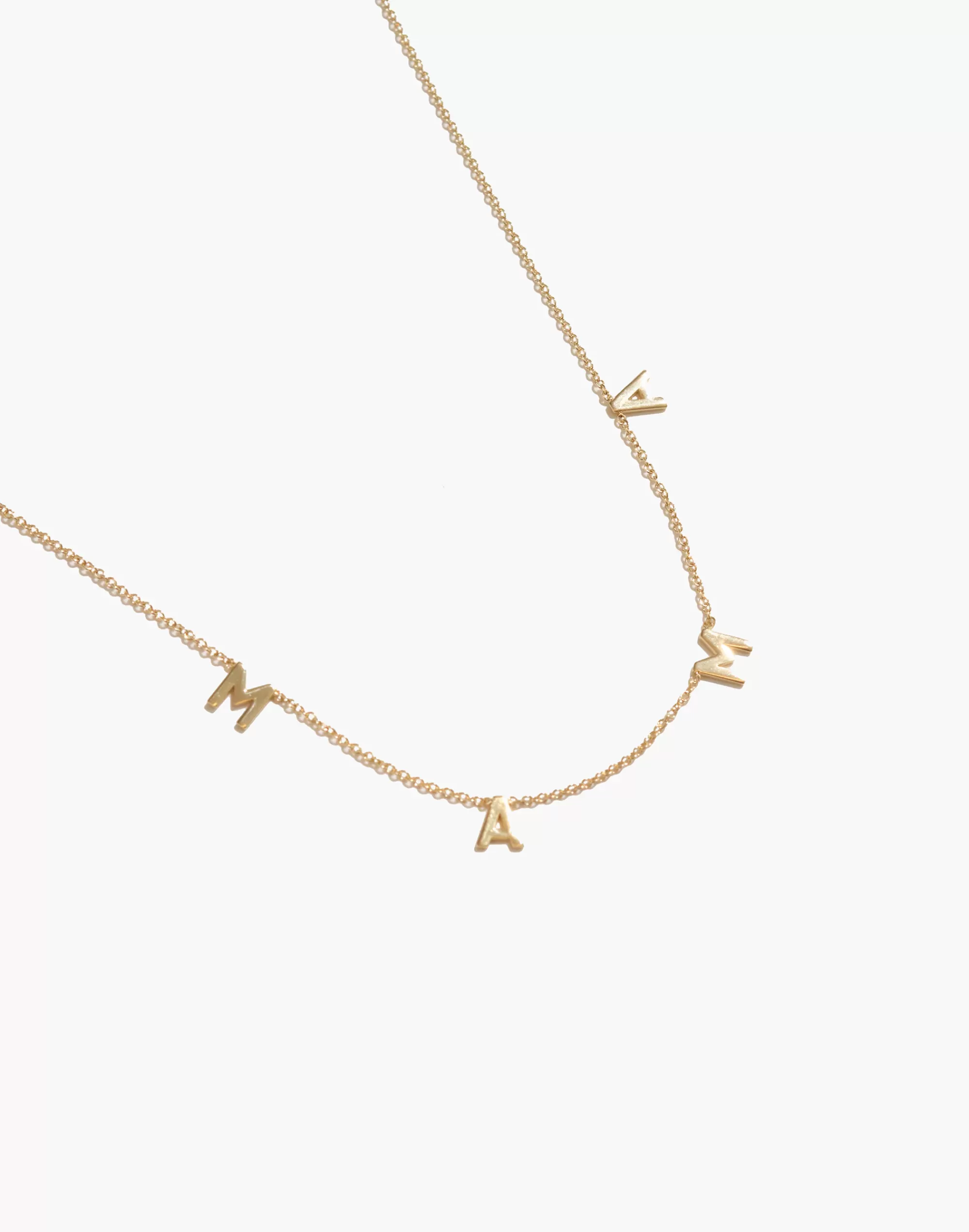 Madewell Fine Jewelry>Bychari Fine Mama Necklace Gold