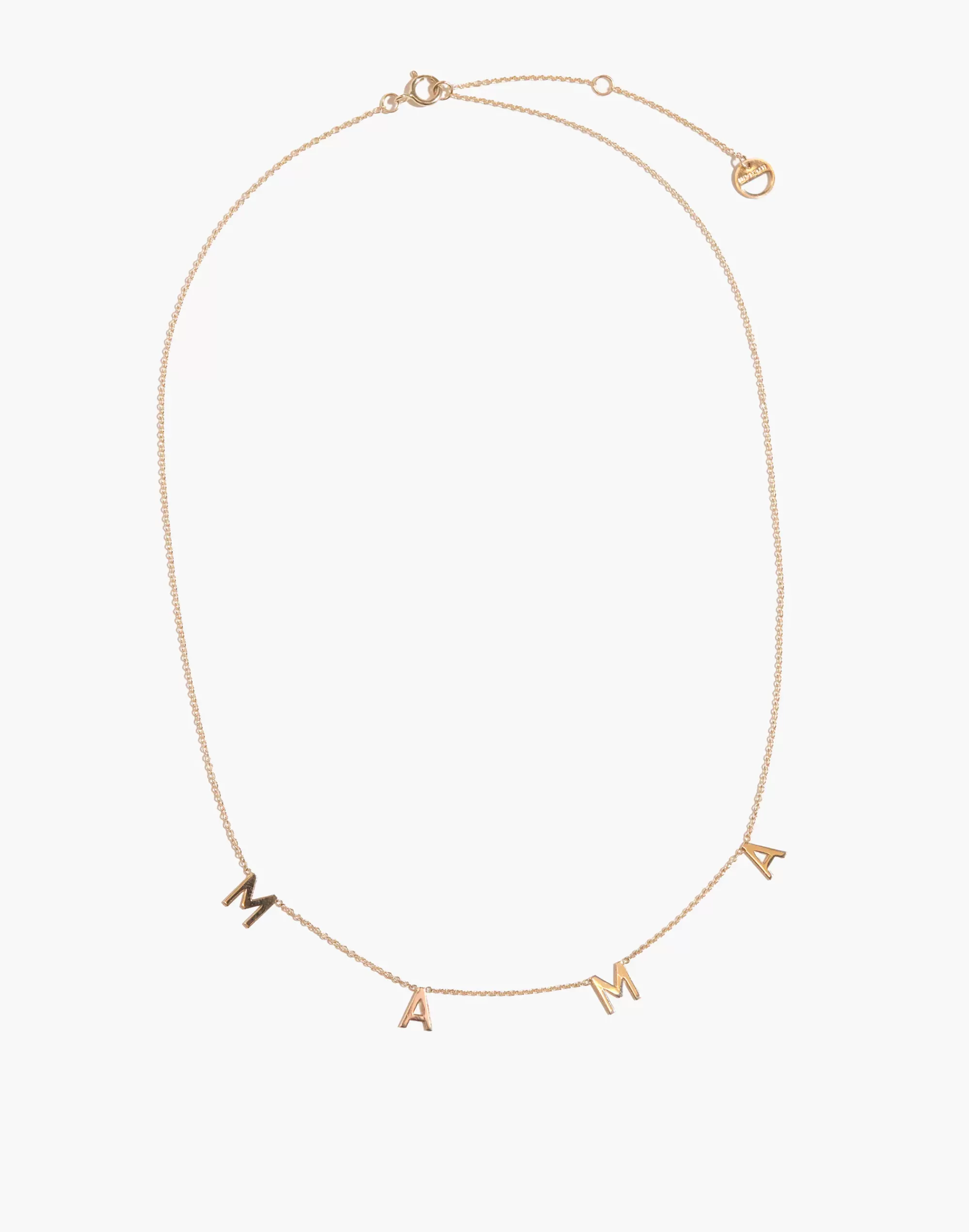 Madewell 14K Gold-Plated>Bychari Fine Mama Necklace Gold