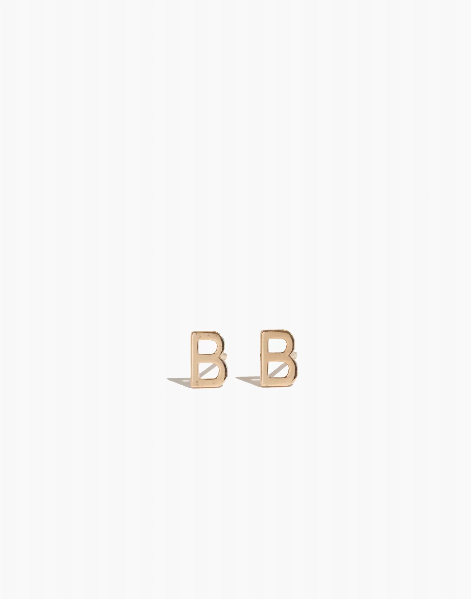 Madewell Earrings>Bychari Initial Earrings Letter B