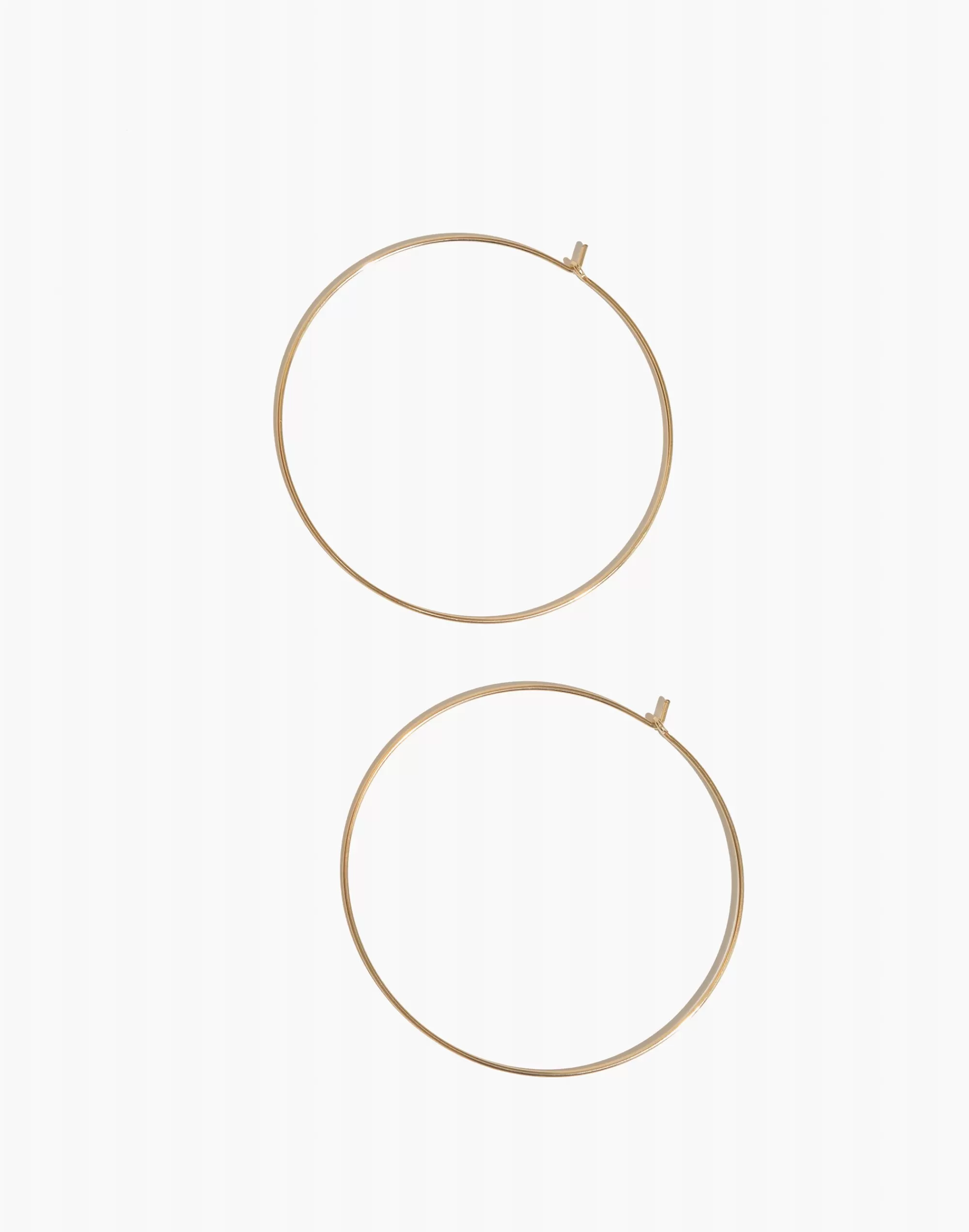 Madewell Earrings>Bychari Large Hoop Earrings Gold