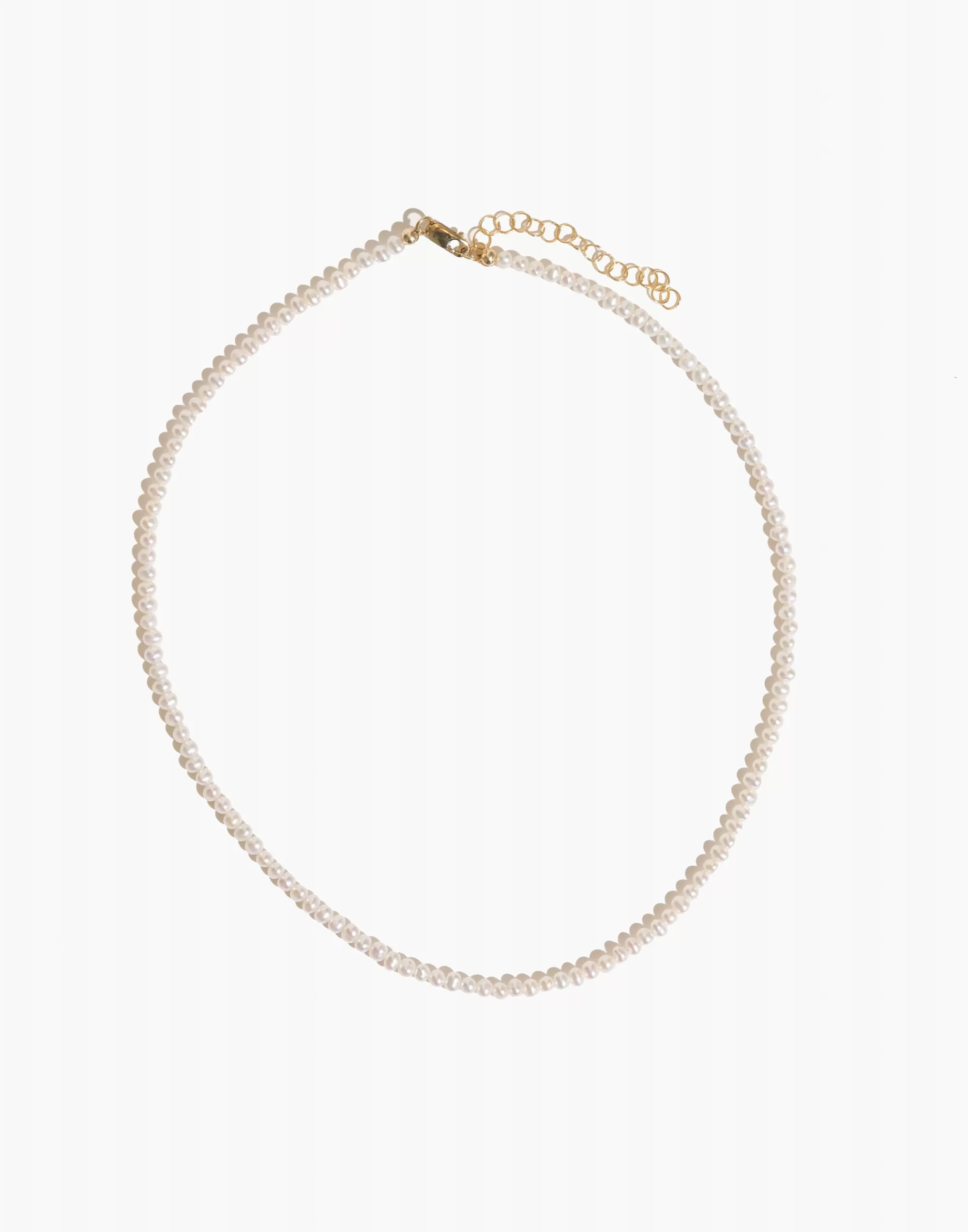 Madewell Necklaces>Bychari Pearl Choker Gold