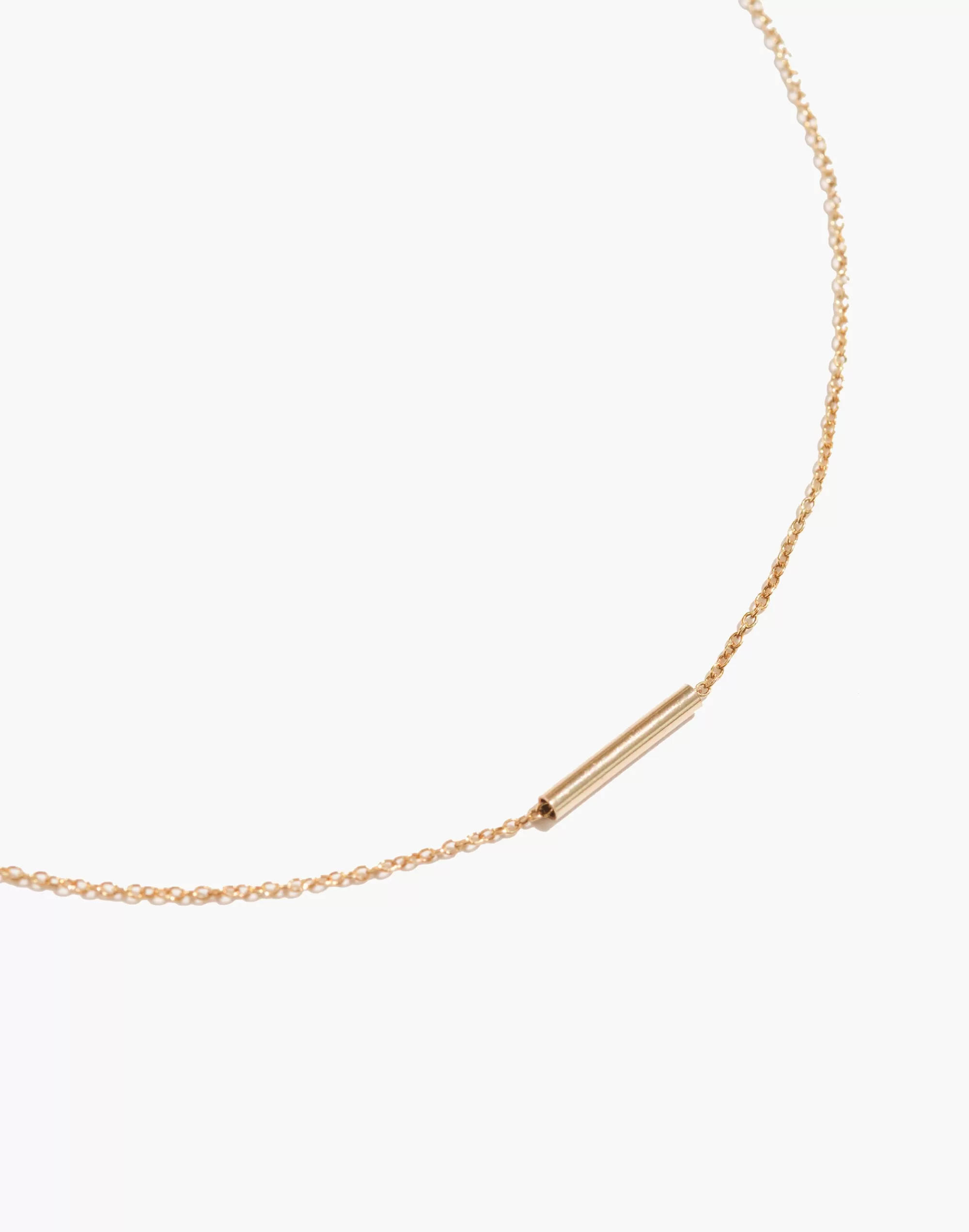 Madewell Necklaces>Bychari Pipeline Necklace Gold