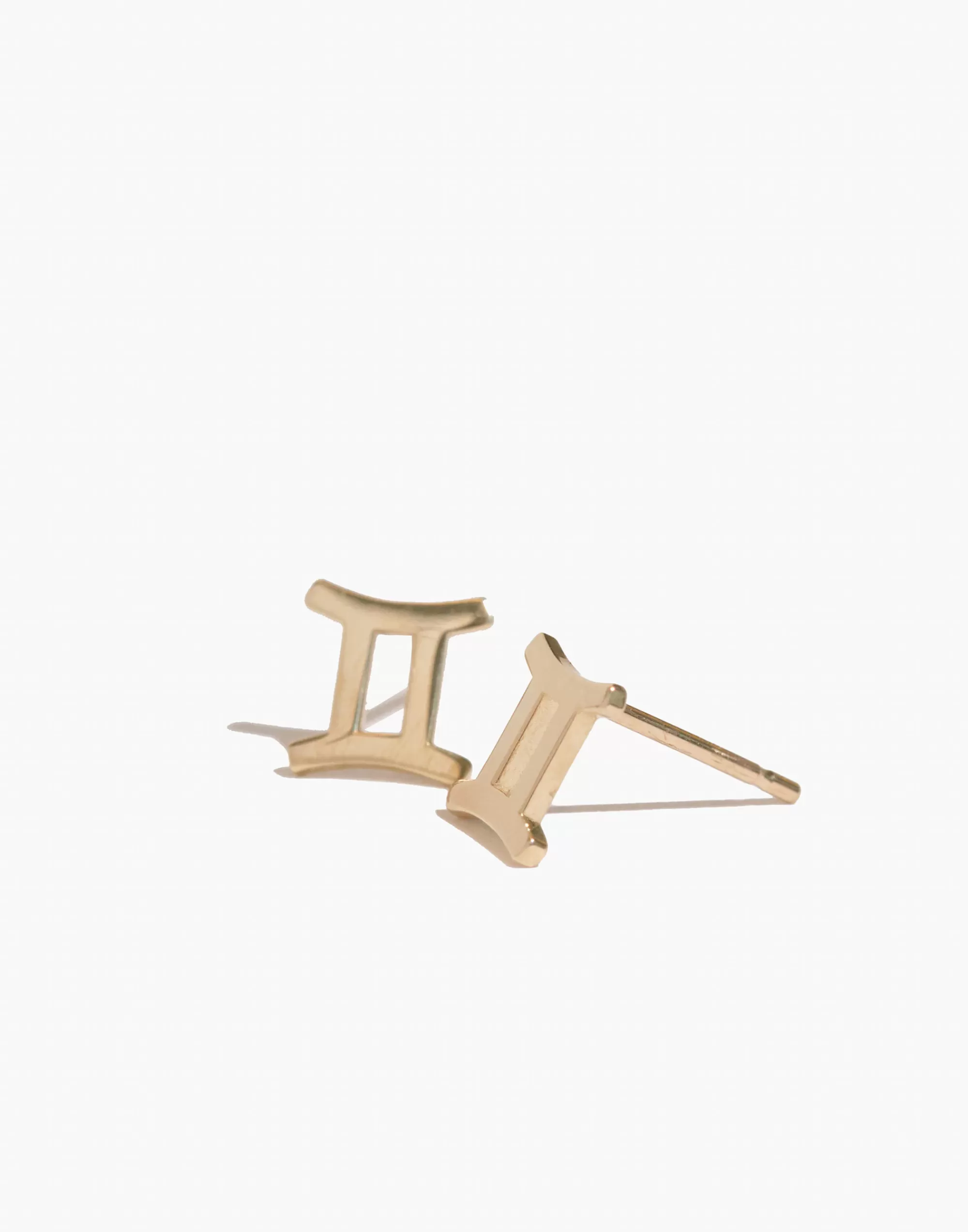 Madewell 14K Gold-Plated>Bychari Zodiac Earrings Gemini