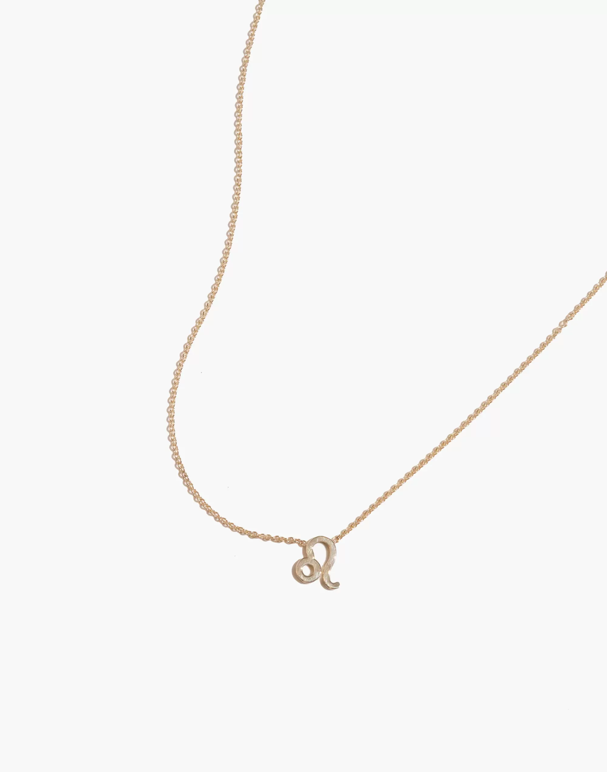 Madewell 14K Gold-Plated>Bychari Zodiac Necklace Leo