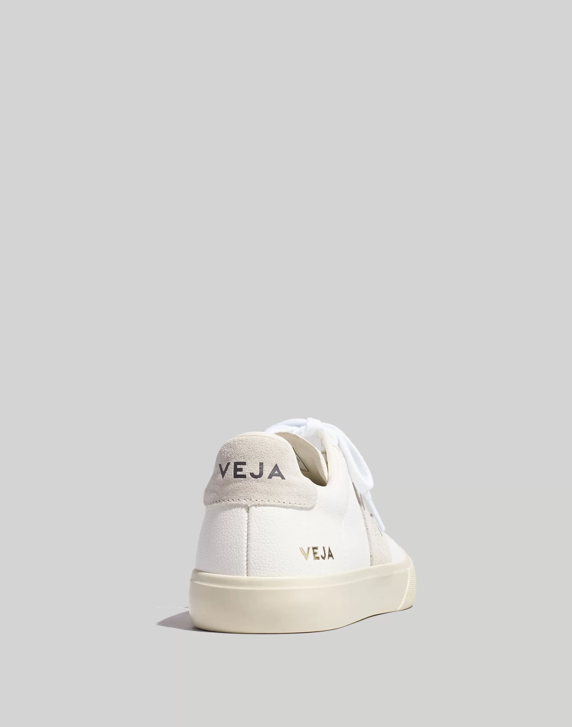 Madewell Sneakers>Campo Sneakers In Leather Extra White Natural Suede