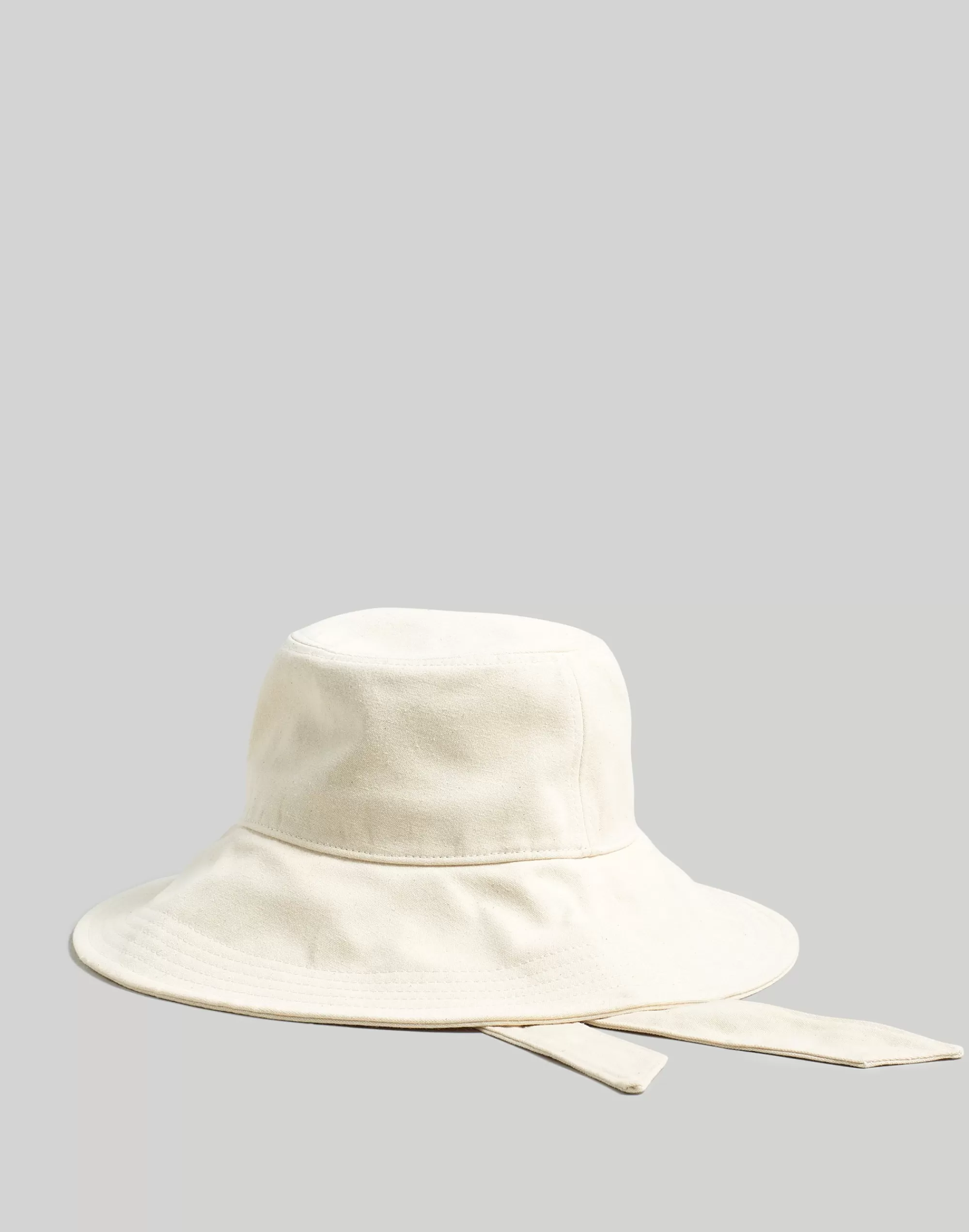 Madewell Hats>Canvas Lantern Bucket Hat Vintage Parchment Multi