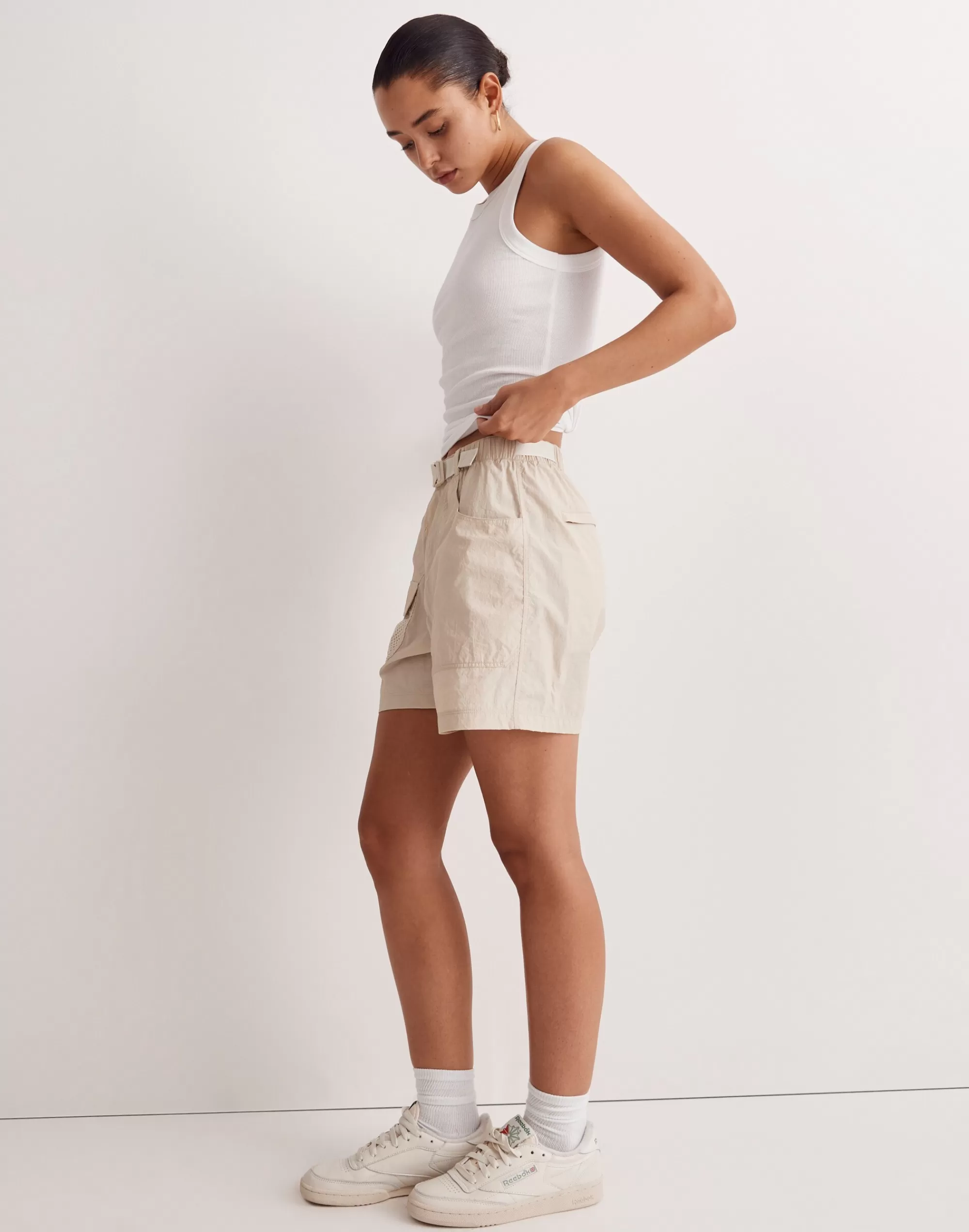 Madewell Activewear>Cargo Short Calcite