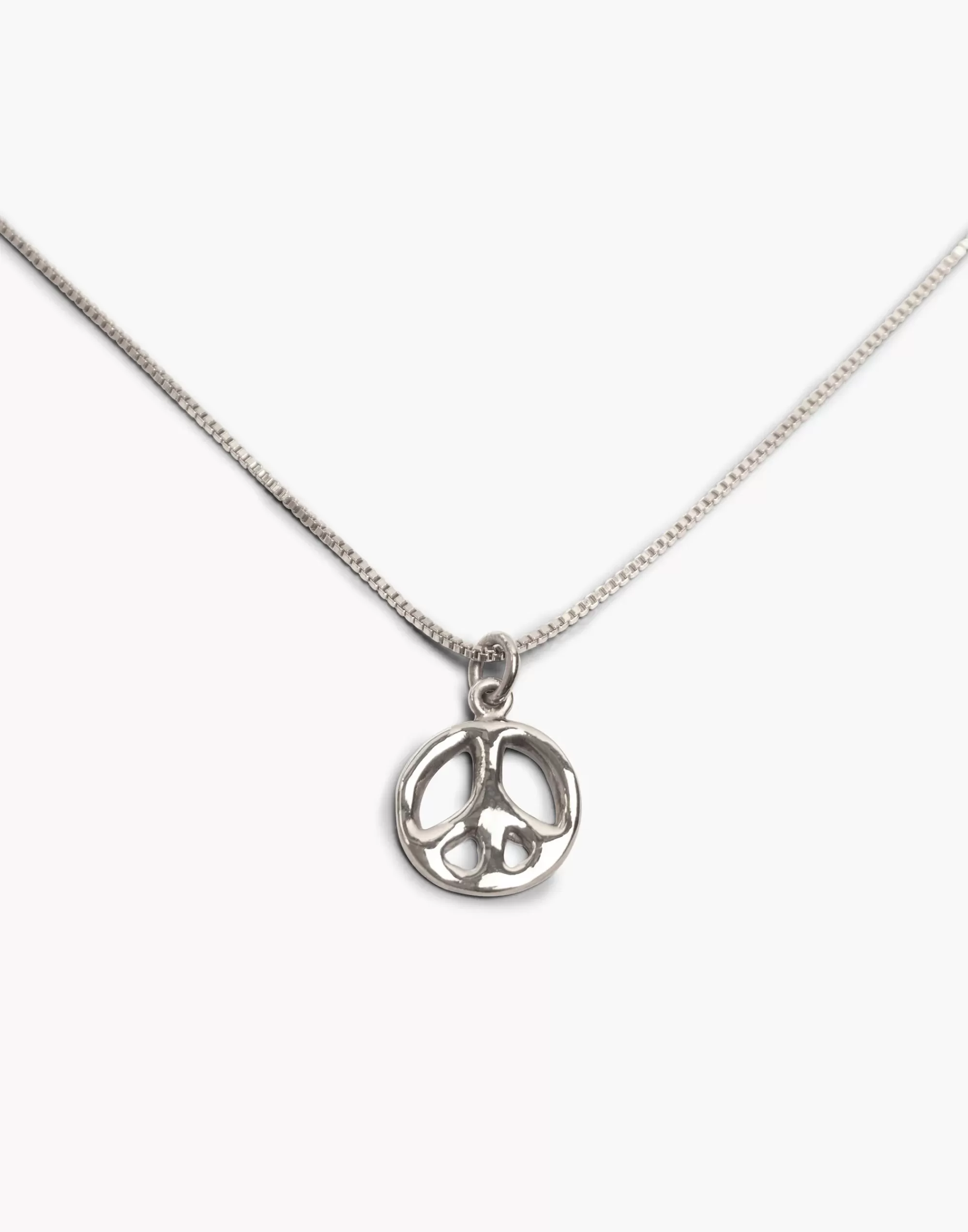 Madewell Necklaces>Charlotte Cauwe Studio 1969 Peace Sign Necklace In Gold Silver