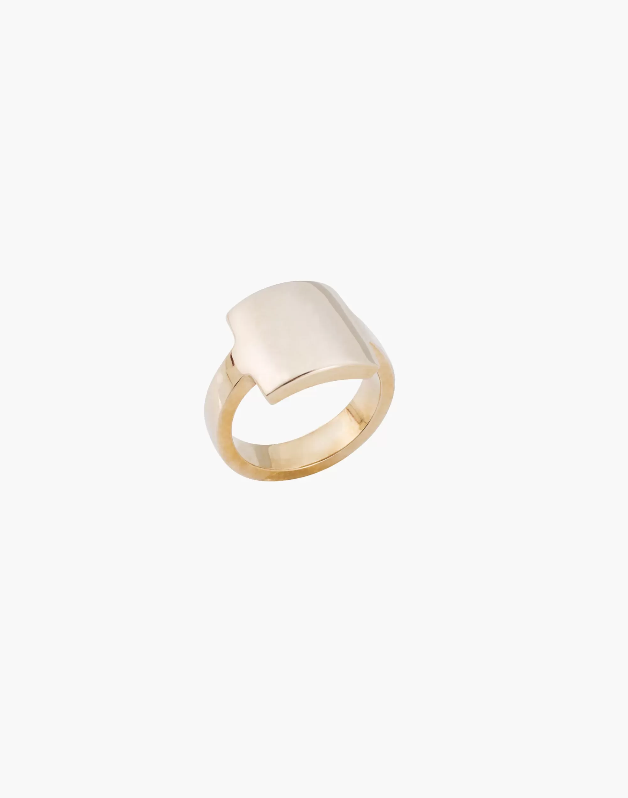 Madewell Rings>Charlotte Cauwe Studio Brass Flat Signet Ring Gold