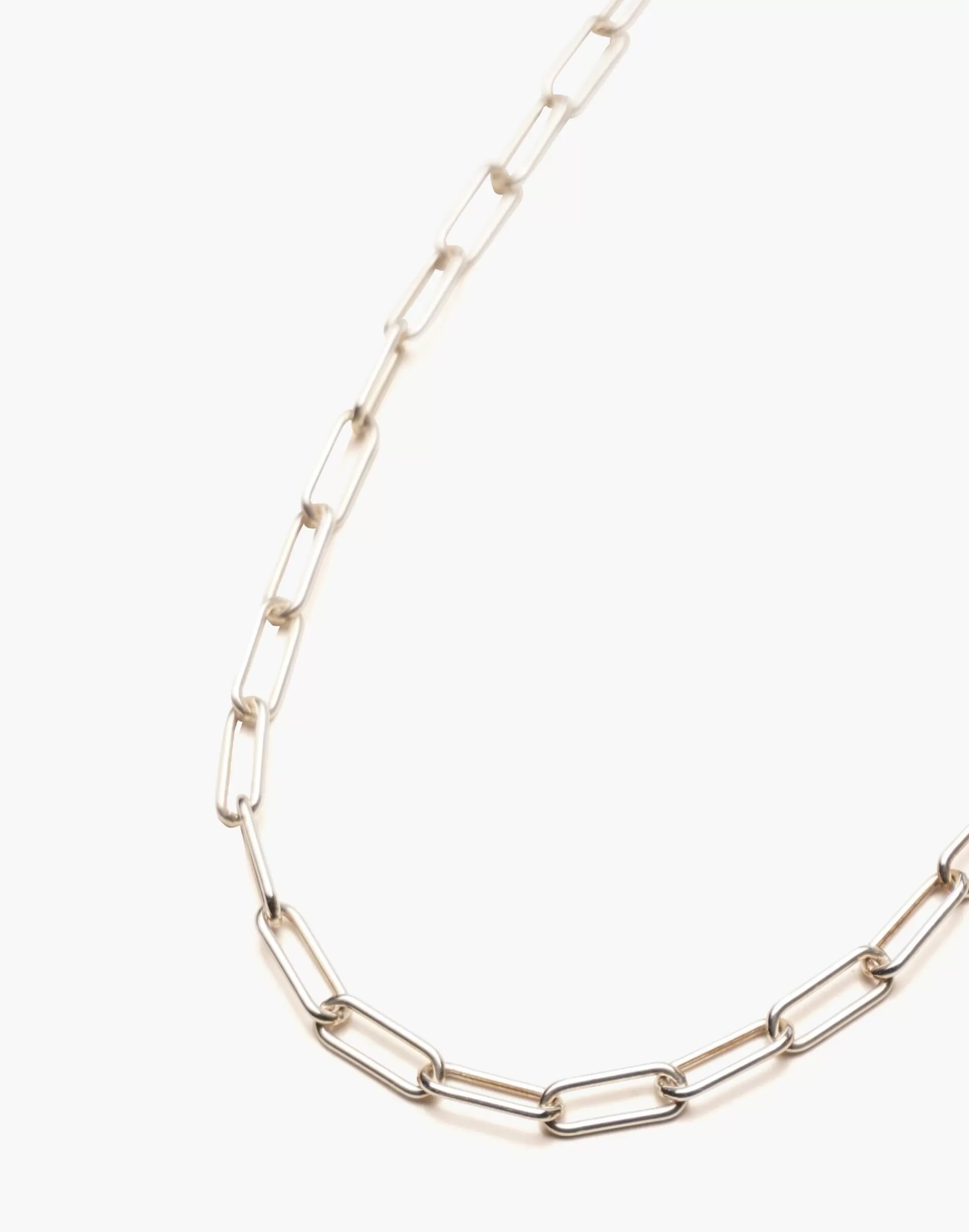 Madewell Necklaces>Charlotte Cauwe Studio Paperclip Chain Necklace In Sterling Silver