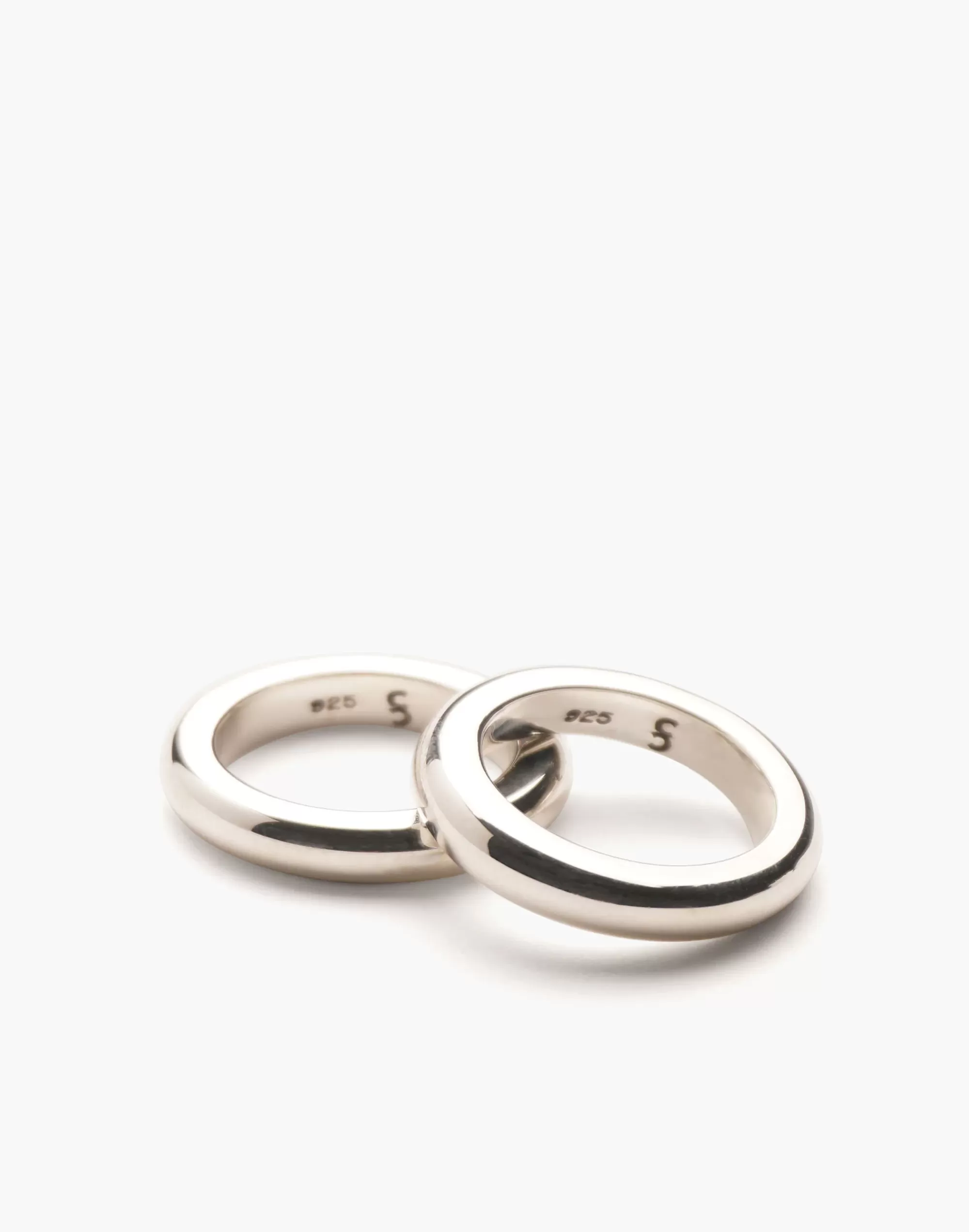 Madewell Rings>Charlotte Cauwe Studio Tube Ring Set In Sterling Silver