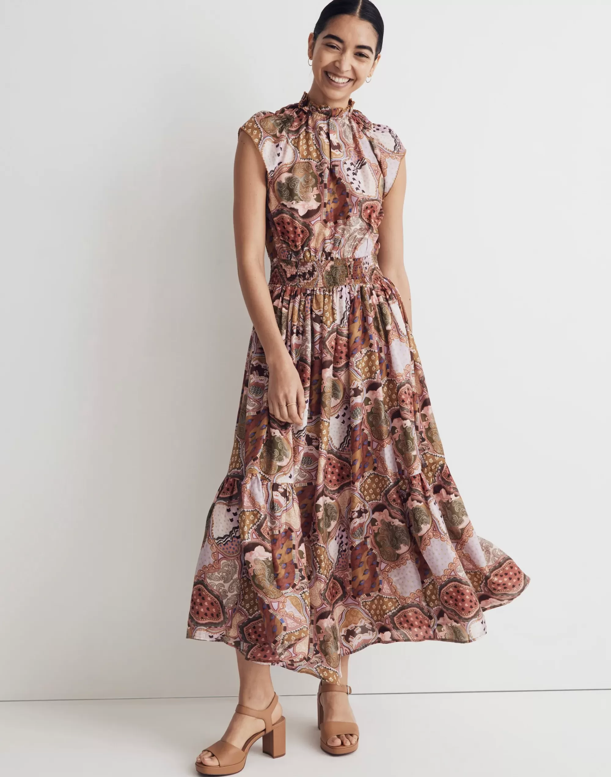 Madewell Dresses>Chufy Cairo Maxi Dress Soumy Olive