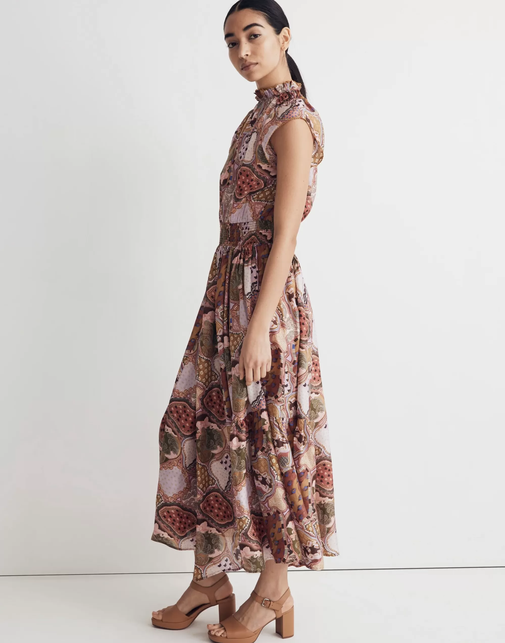 Madewell Dresses>Chufy Cairo Maxi Dress Soumy Olive