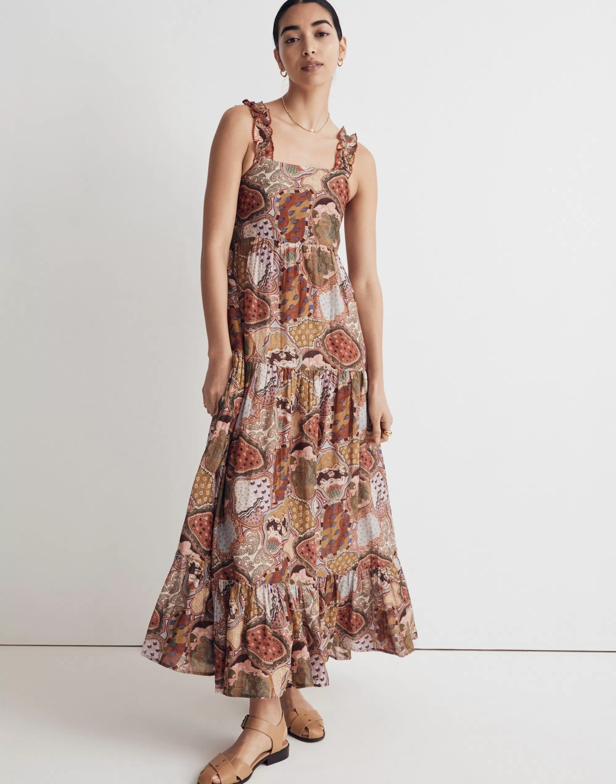 Madewell Dresses>Chufy Modi Maxi Dress Soumy Olive