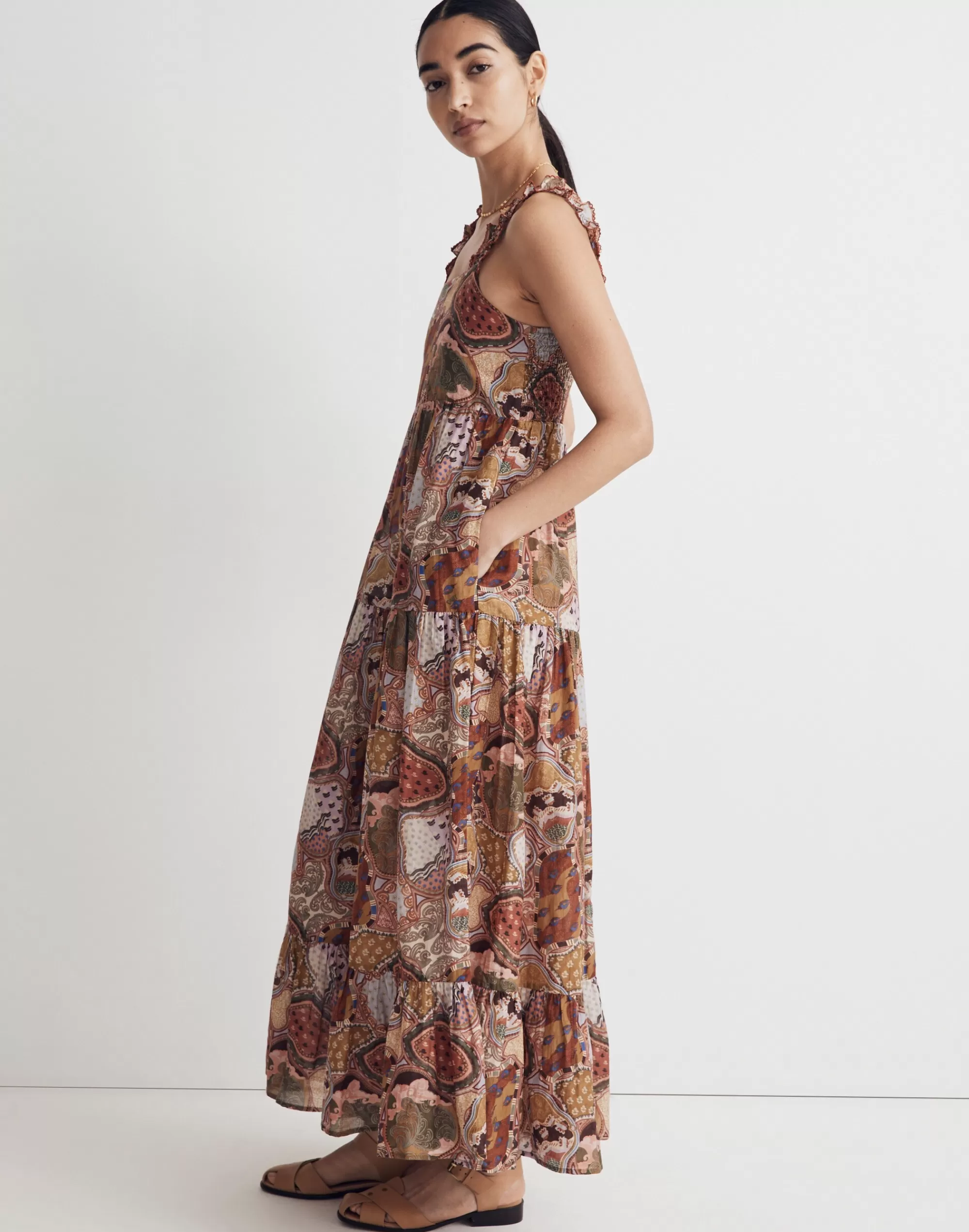 Madewell Dresses>Chufy Modi Maxi Dress Soumy Olive