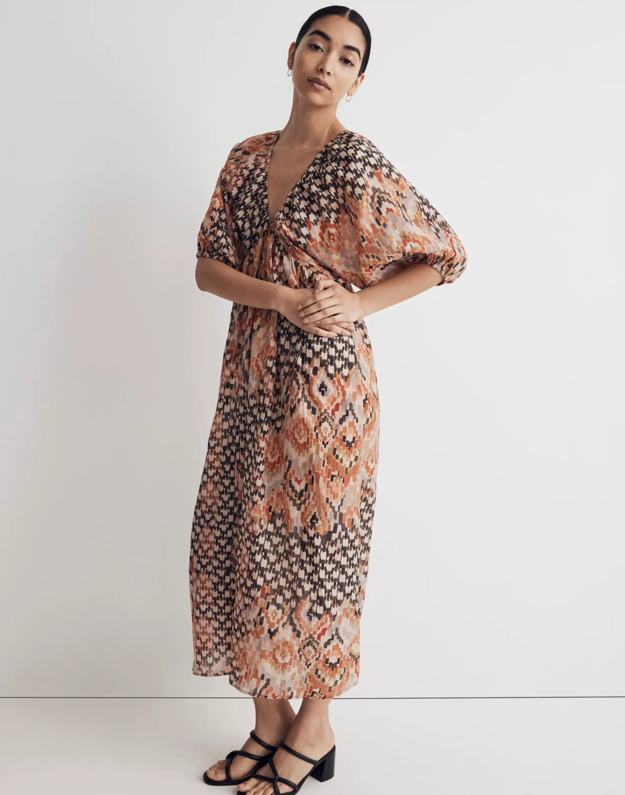 Madewell Dresses>Chufy Tosh Maxi Dress Haral Brown