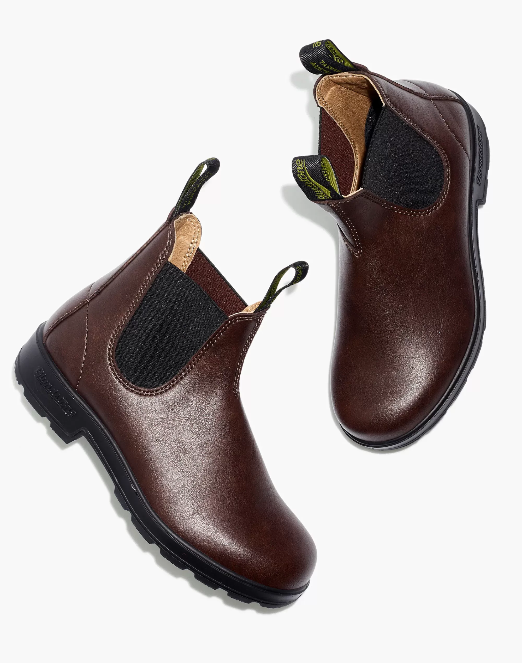 Madewell Boots>Classic 500 Chelsea Boots In Vegan Leather Brown