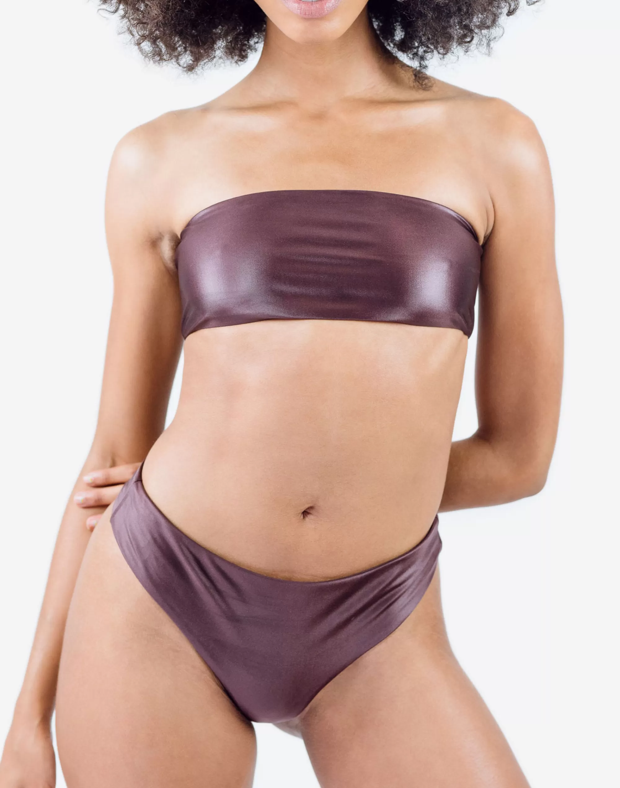 Madewell Swim>Clem Swimwear Lizzie Bikini Bottom Bronze