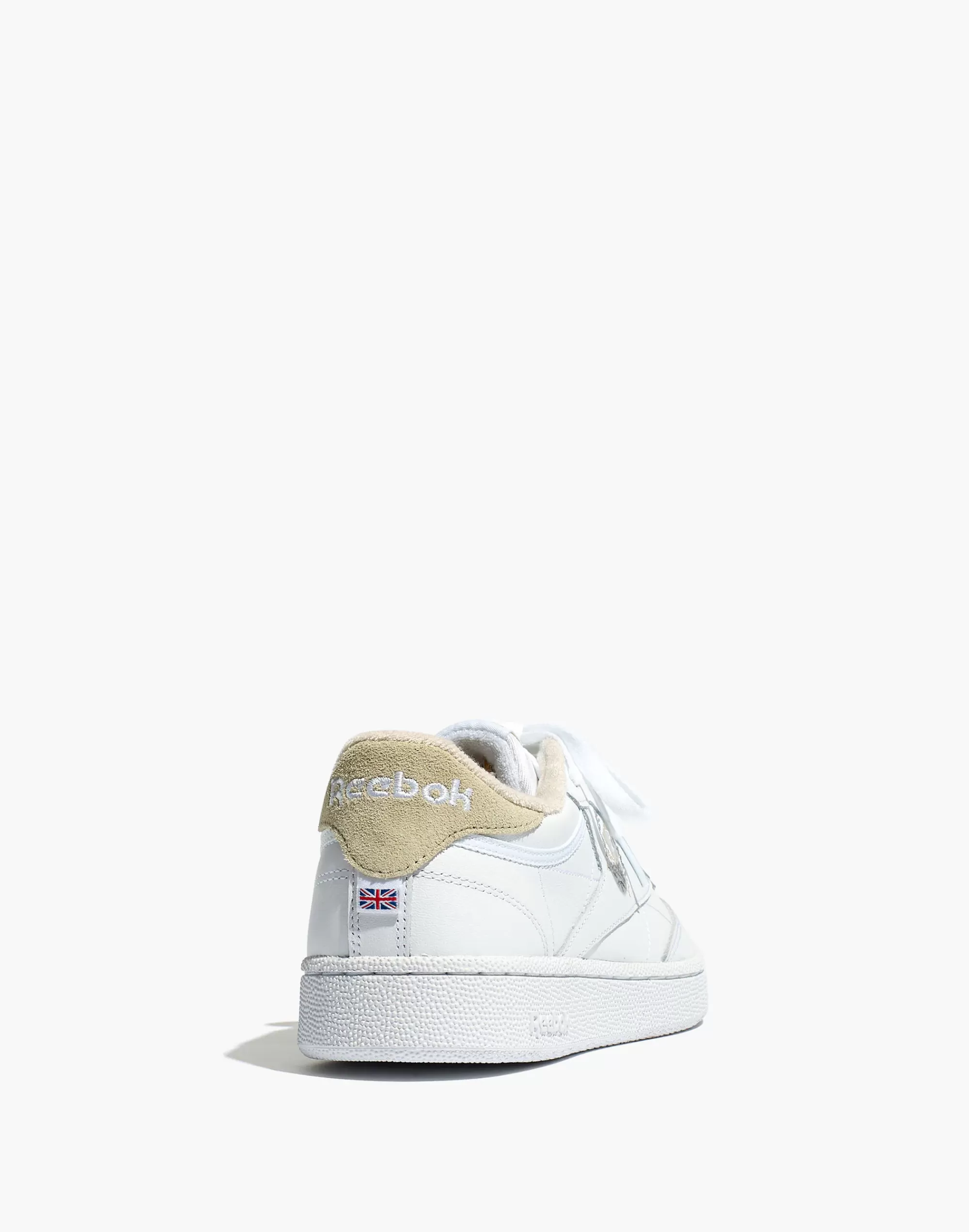 Madewell Sneakers>Club C 85 Crest Sneakers In White And Alabaster Ftwr White/Alabaster/Pure