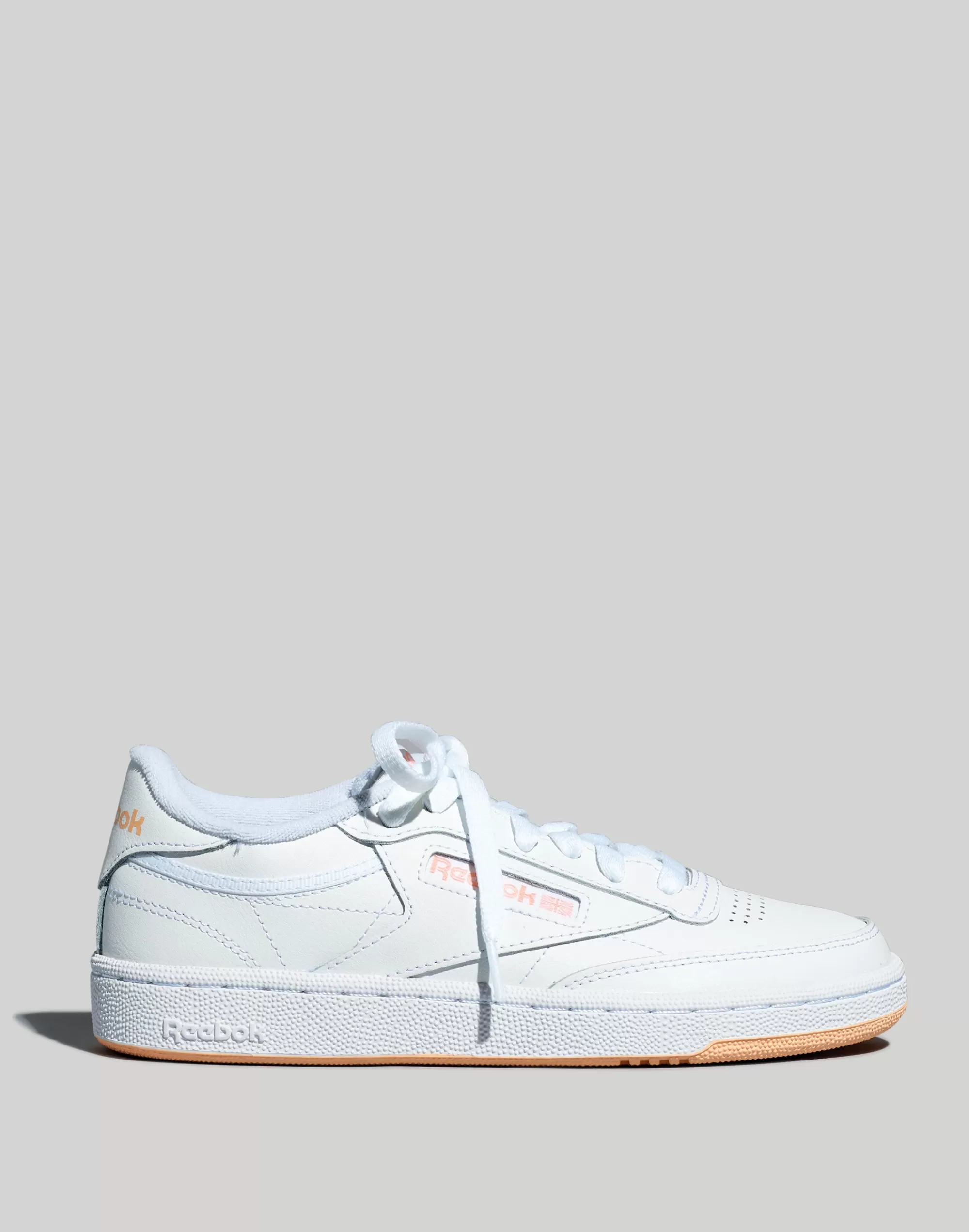 Madewell Sneakers>Club C 85 Sneakers White/Aura Orange