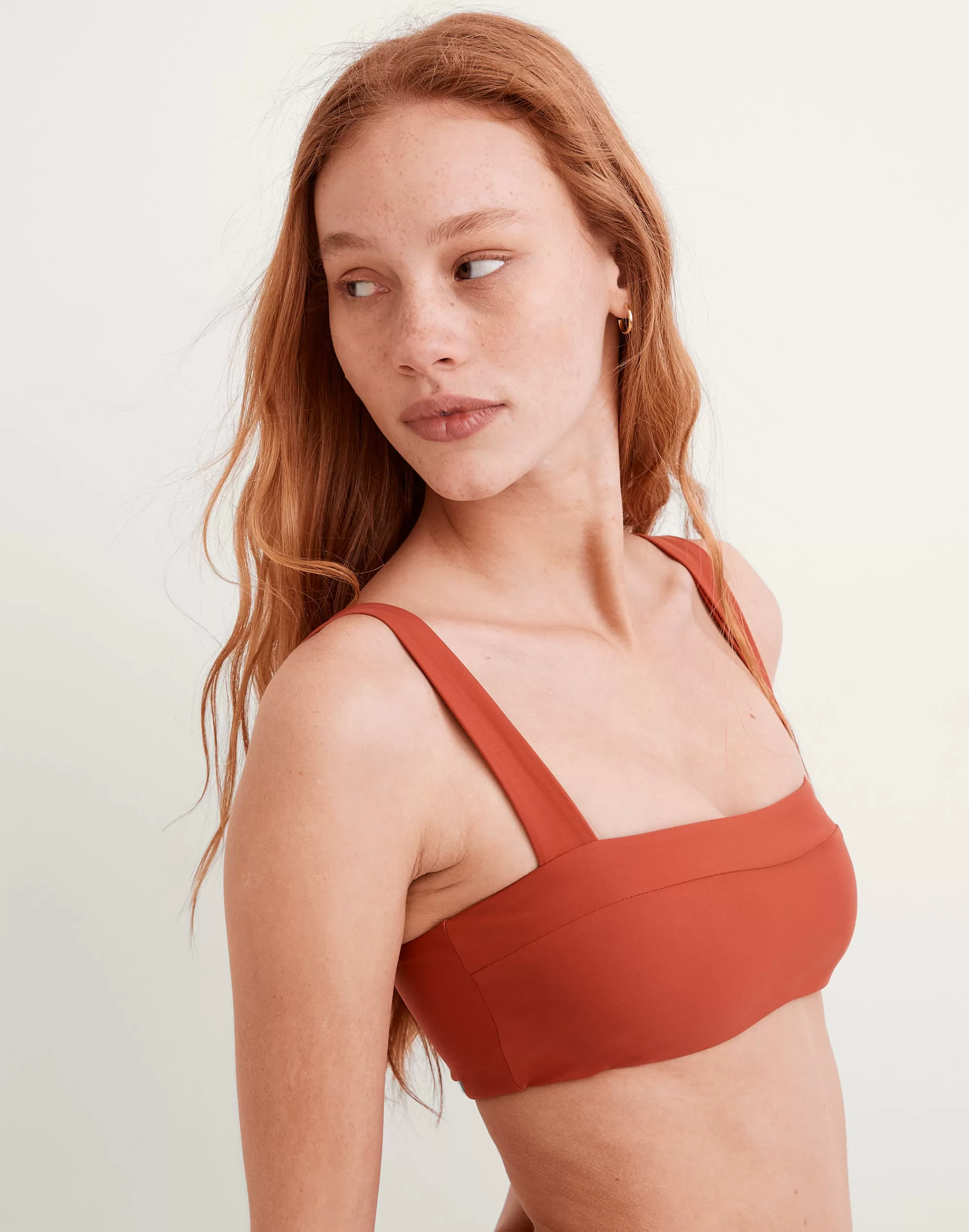 Madewell Swim>Coast Bikini Top Terracotta