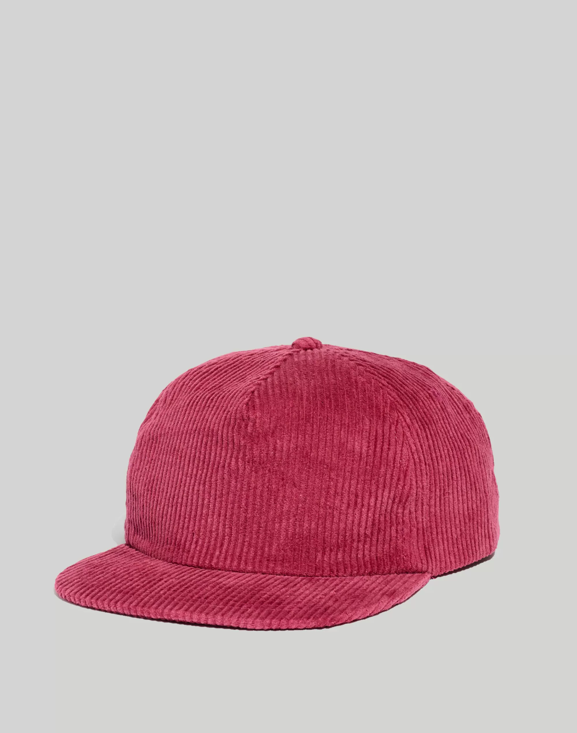 Madewell Hats>Corduroy Trucker Hat Dark Merlot