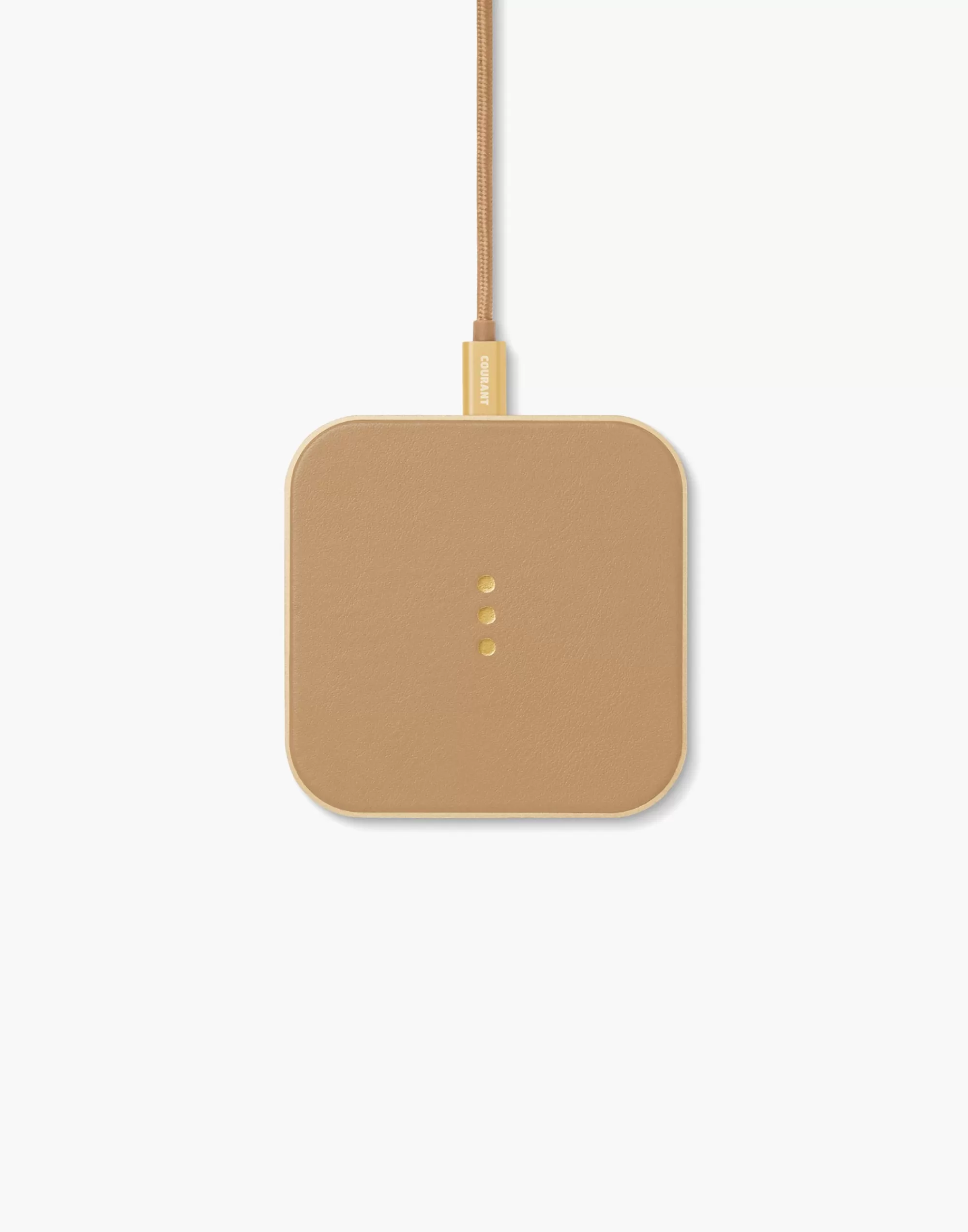 Madewell Home>Courant Leather Catch:1 Single-Device High-Speed Wireless Charging Station Light Brown