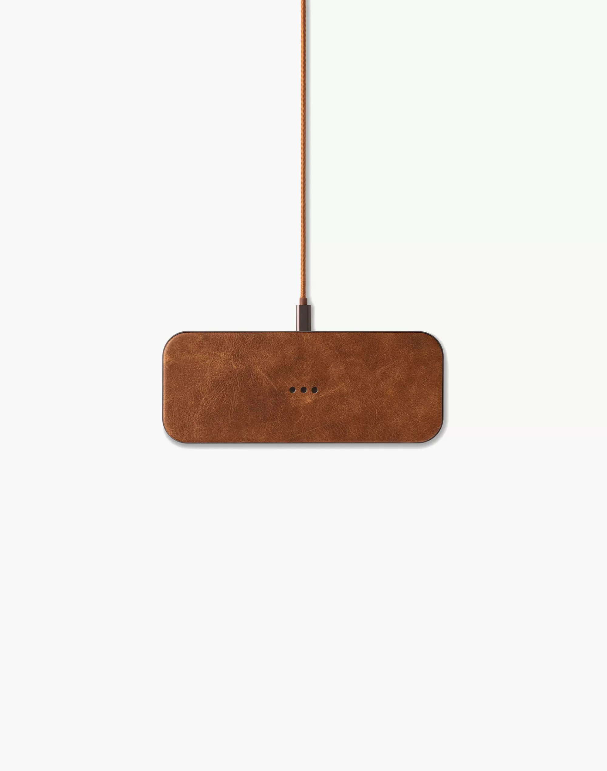 Madewell Home>Courant Leather Catch:2 Multi-Device High-Speed Wireless Charging Station Brown