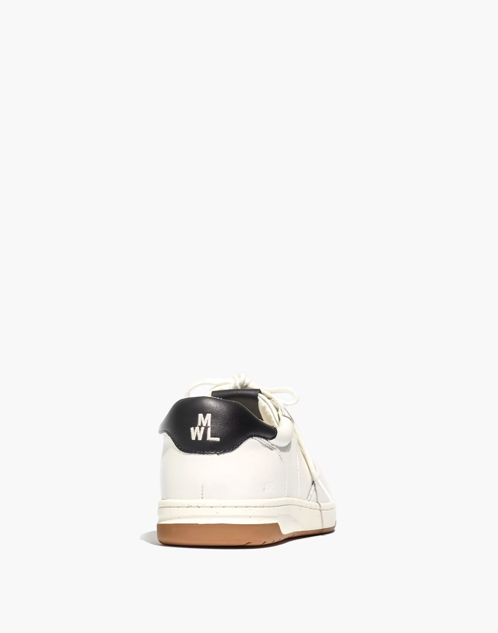 Madewell Sneakers>Court Sneakers In Leather Almist Black Multi