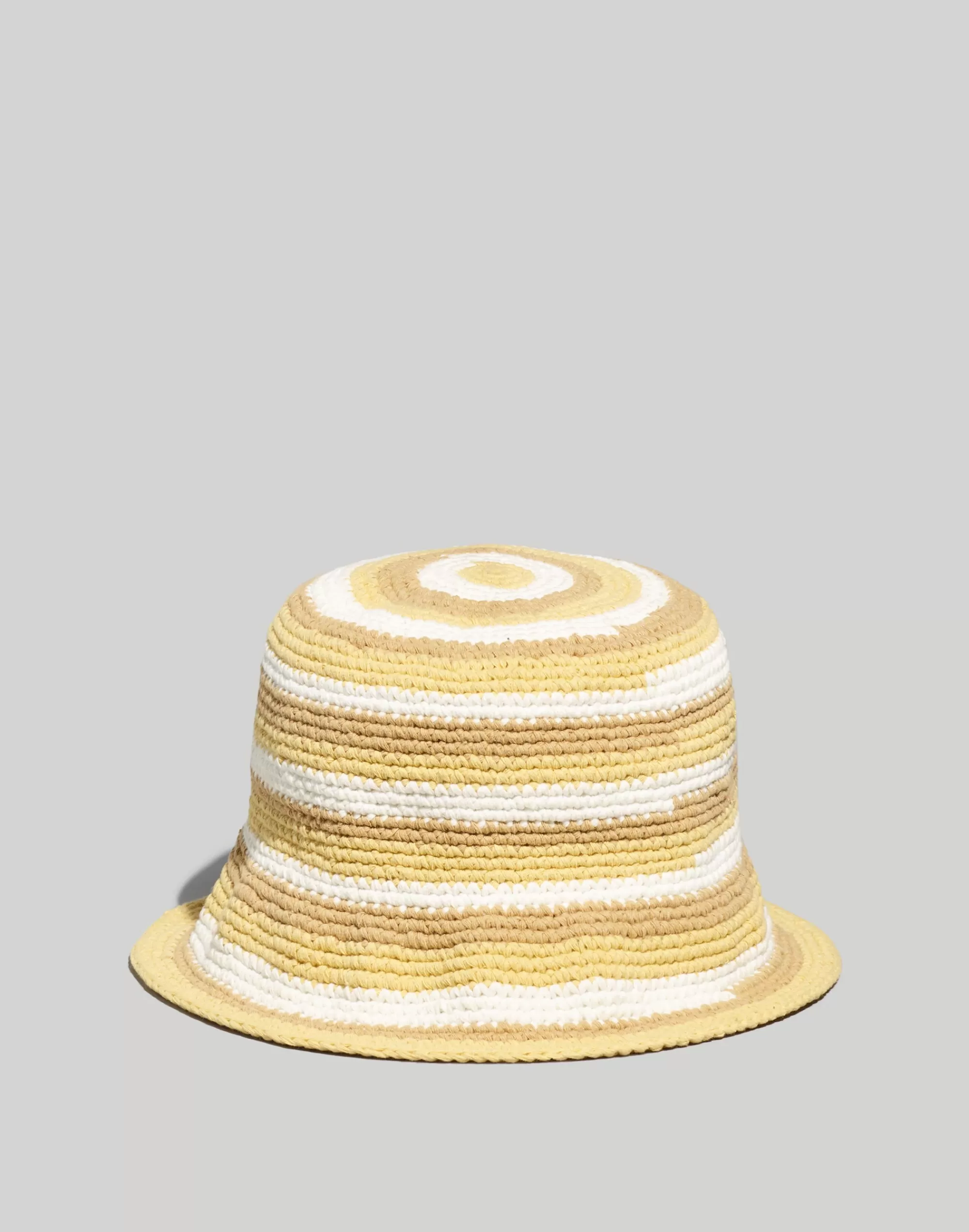 Madewell Hats>Crocheted Bucket Hat Earthen Sand