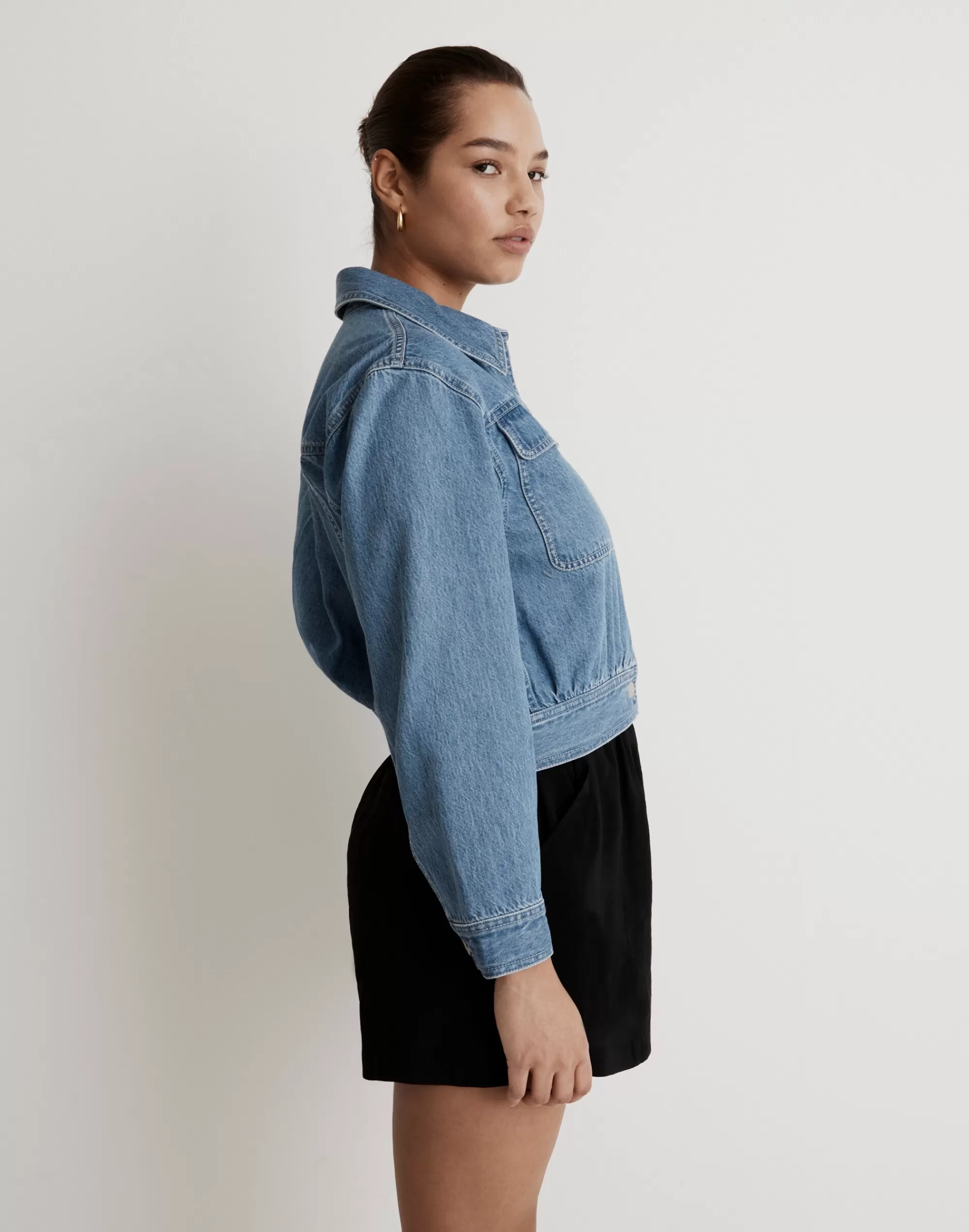 Madewell Jackets>Crop Jean Jacket In Dursett Wash