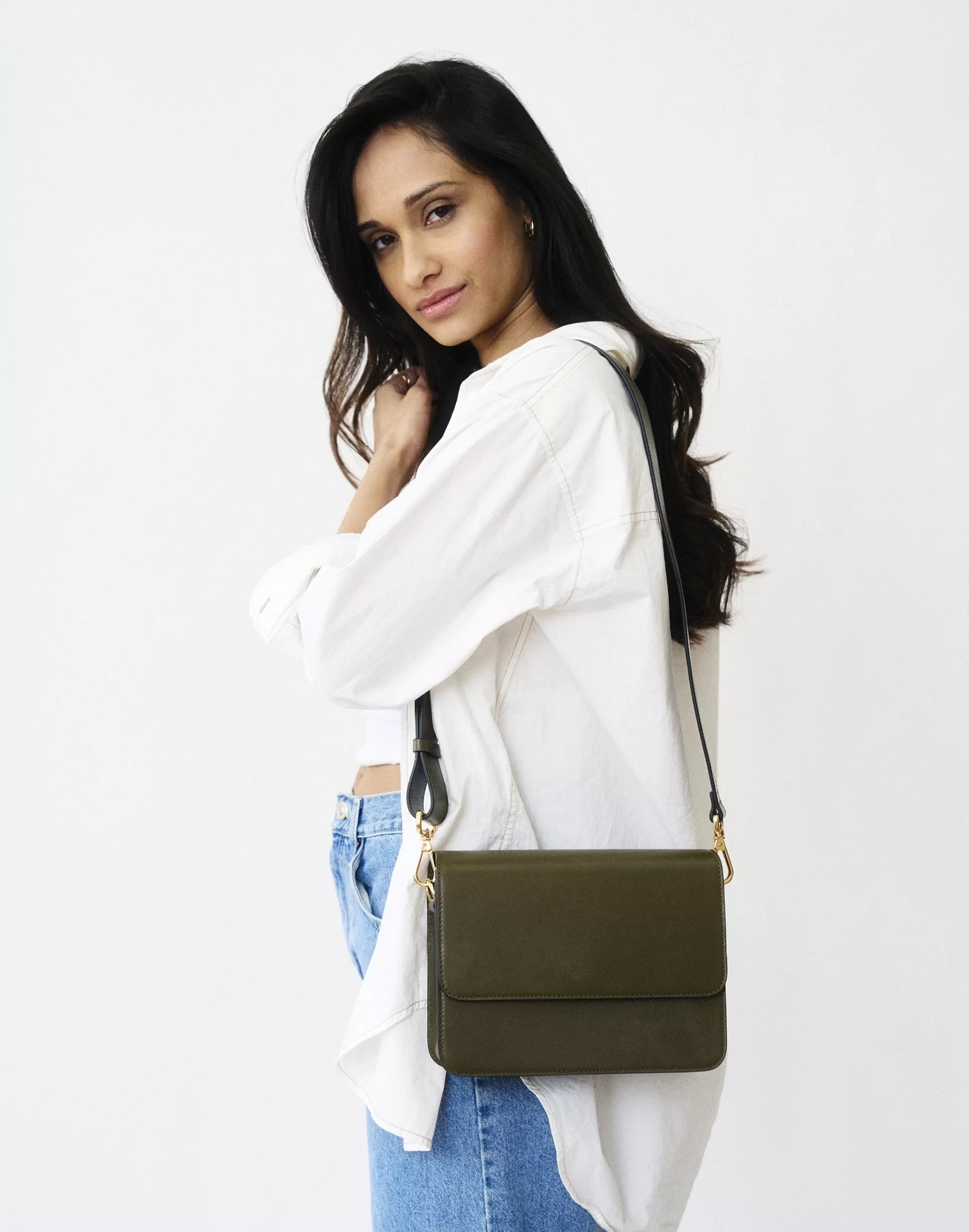 Madewell Crossbody Bags>Cube Bag Olive