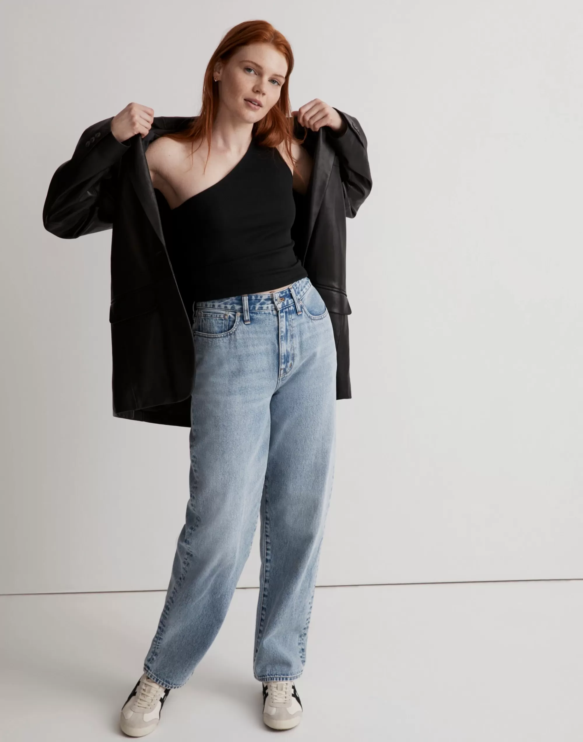 Madewell Baggy Jeans>Curvy Baggy Straight Jeans In Olvera Wash