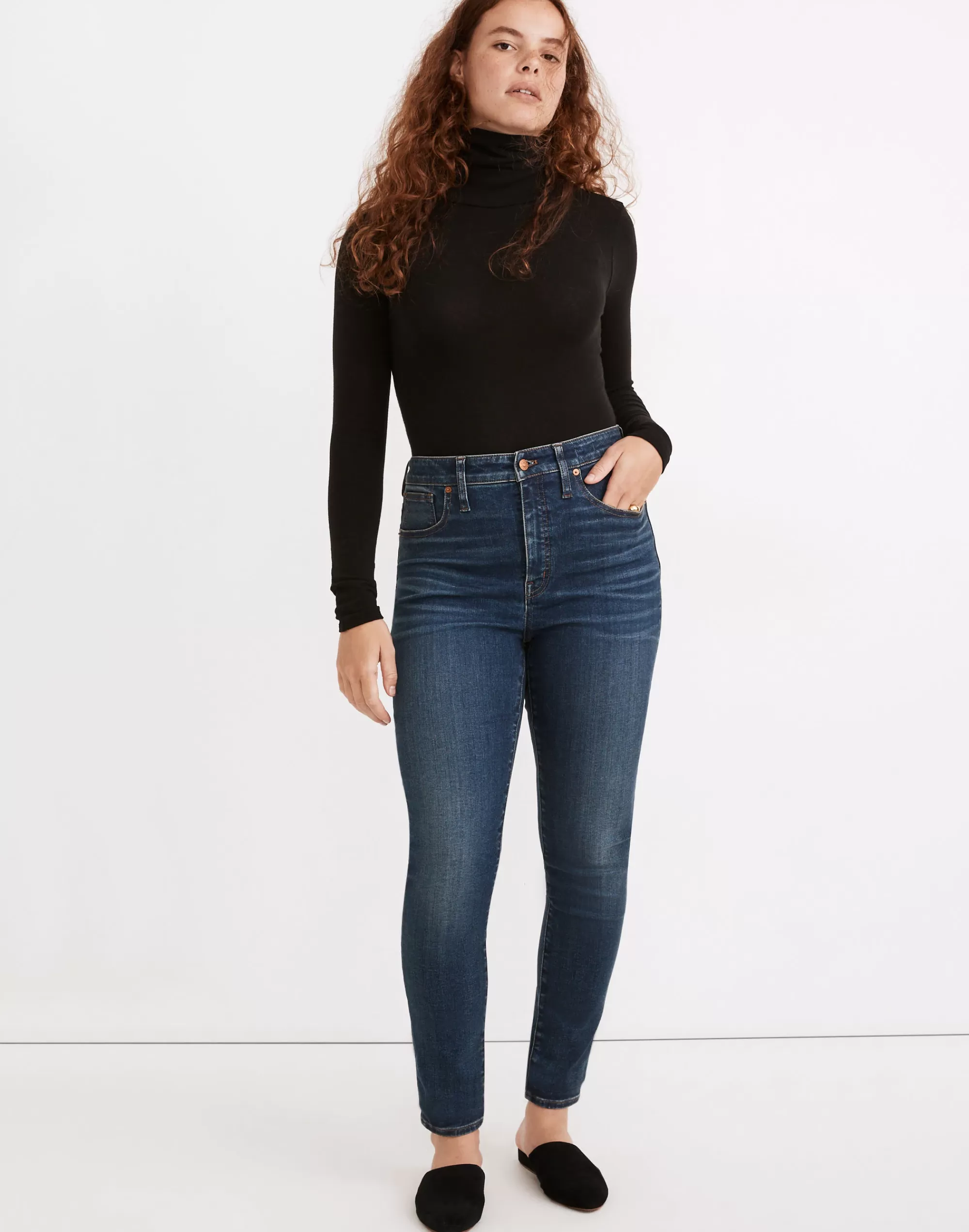 Madewell Jeans>Curvy High-Rise Skinny Jeans In Lanette Wash